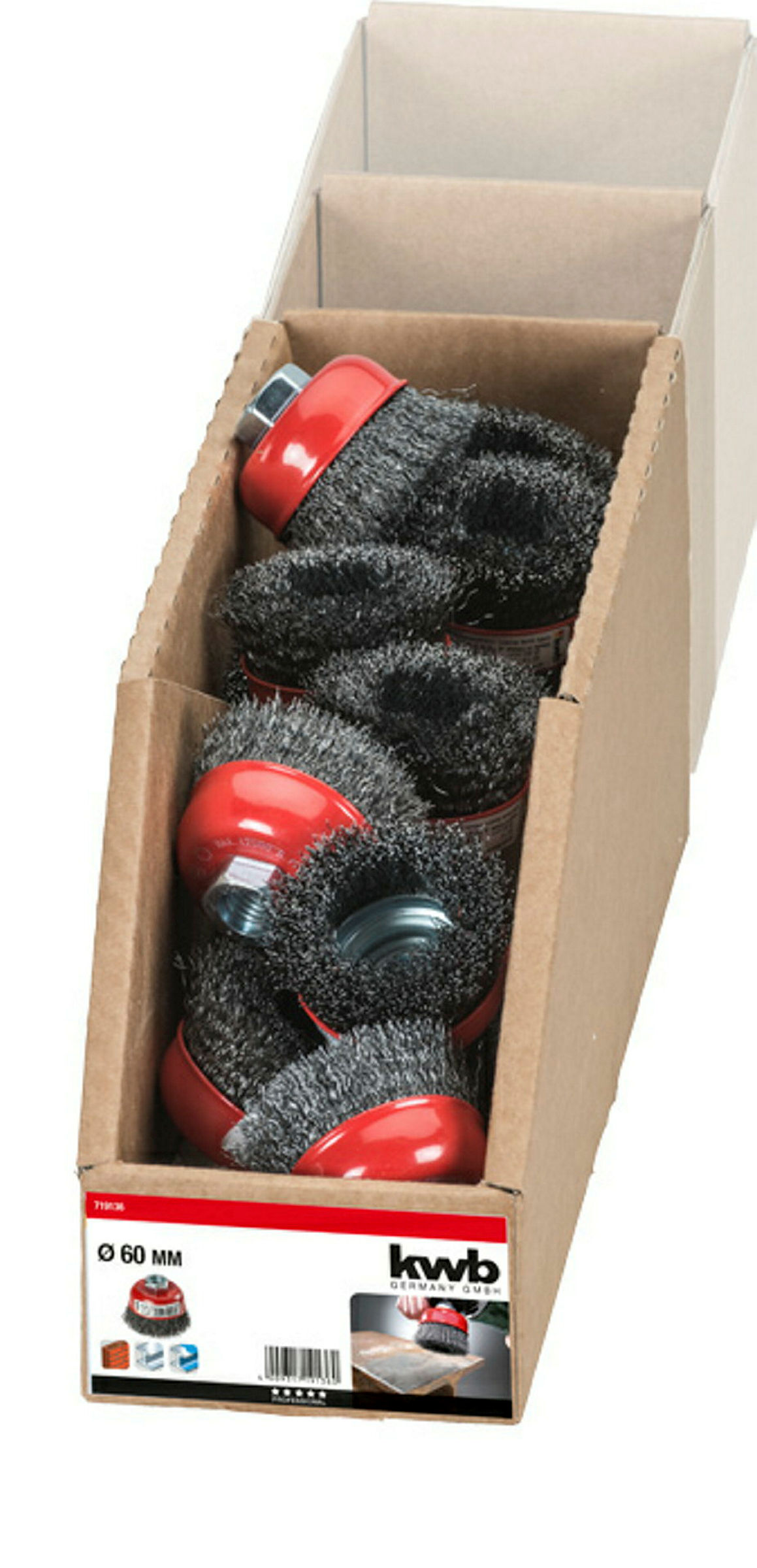 AGGRESSO-FLEX® Topfbu rste, HSS Stahldraht, gewellt, Ø 60 mm