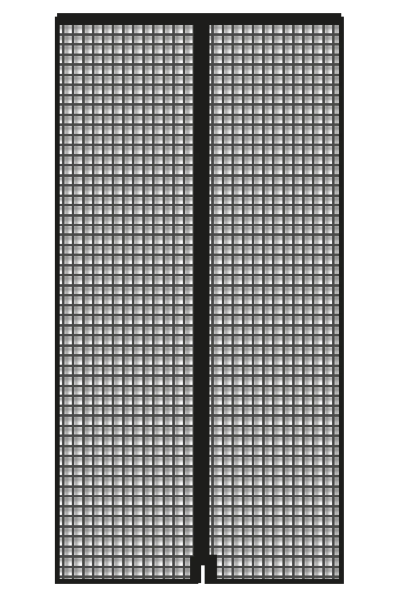 Schellenberg Insektenschutz-Magnetvorhang, 120 x 240 cm, anthrazit