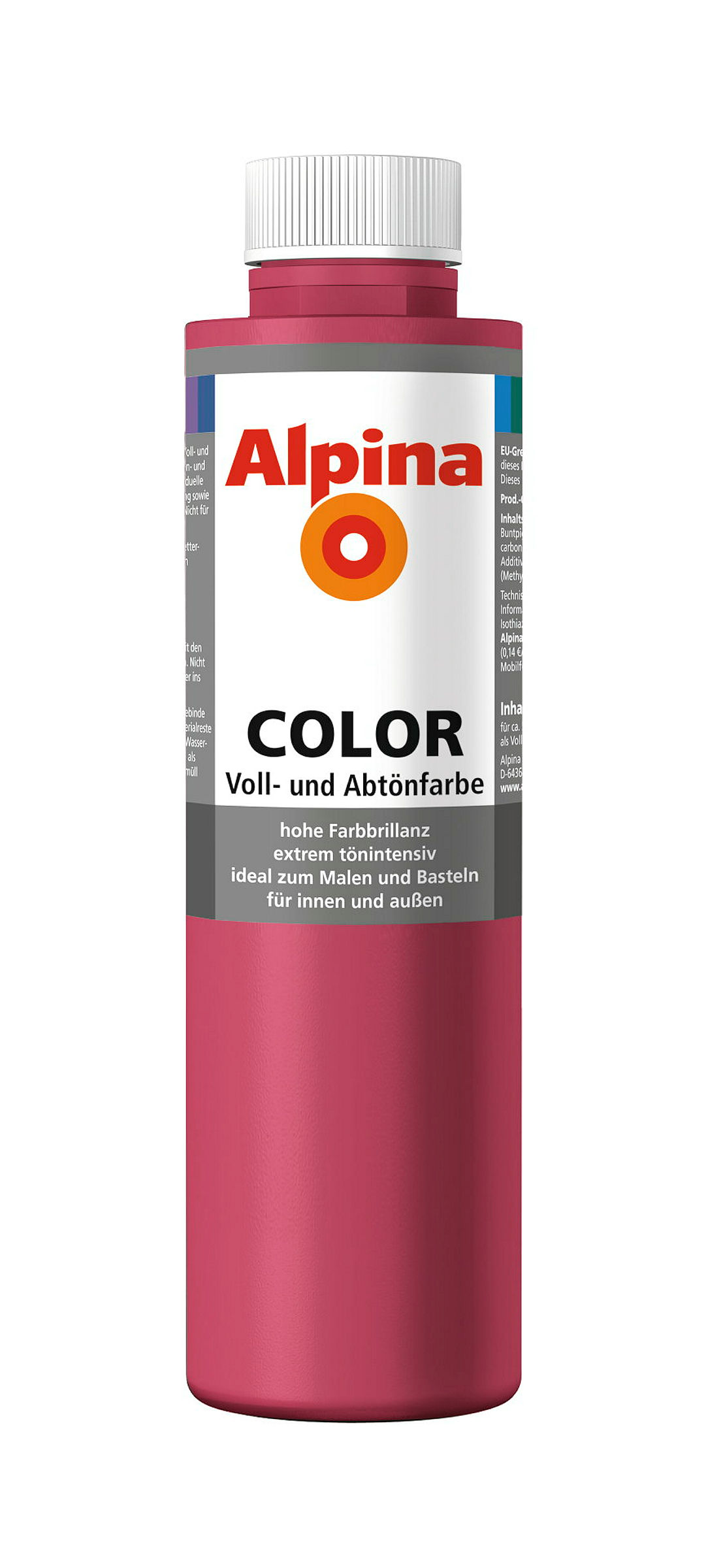 Alpina COLOR Voll- und Abtönfarbe Shocking Pink 750ml seidenmatt