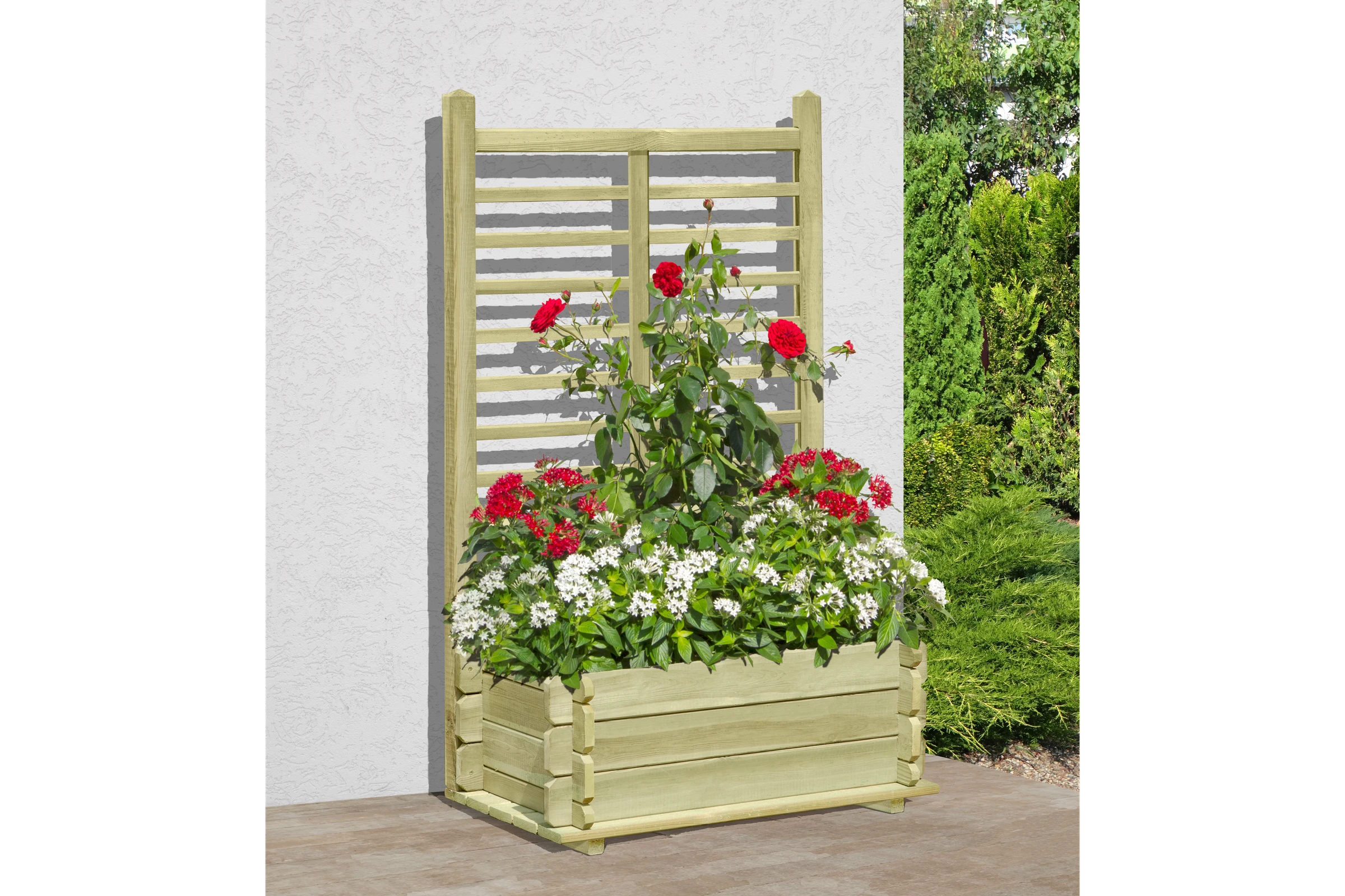 SENA Pflanzkasten grün 80x45x32cm