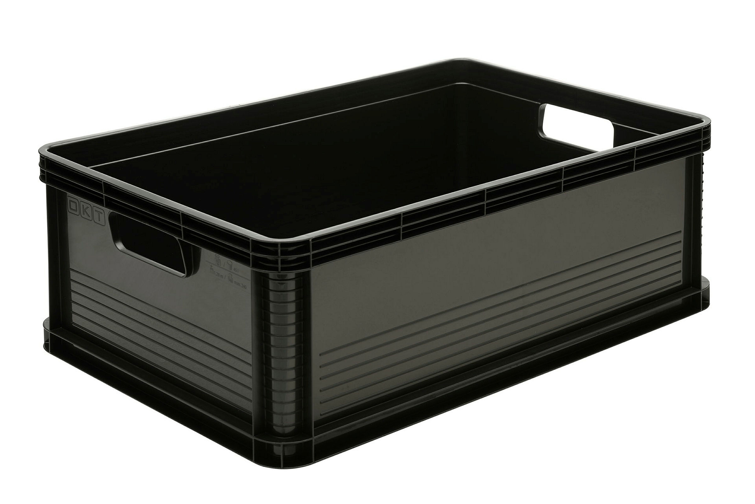 keeeper Stabile Transportbox, 60 x 40 x 22 cm, 45 l, Robert, Graphite