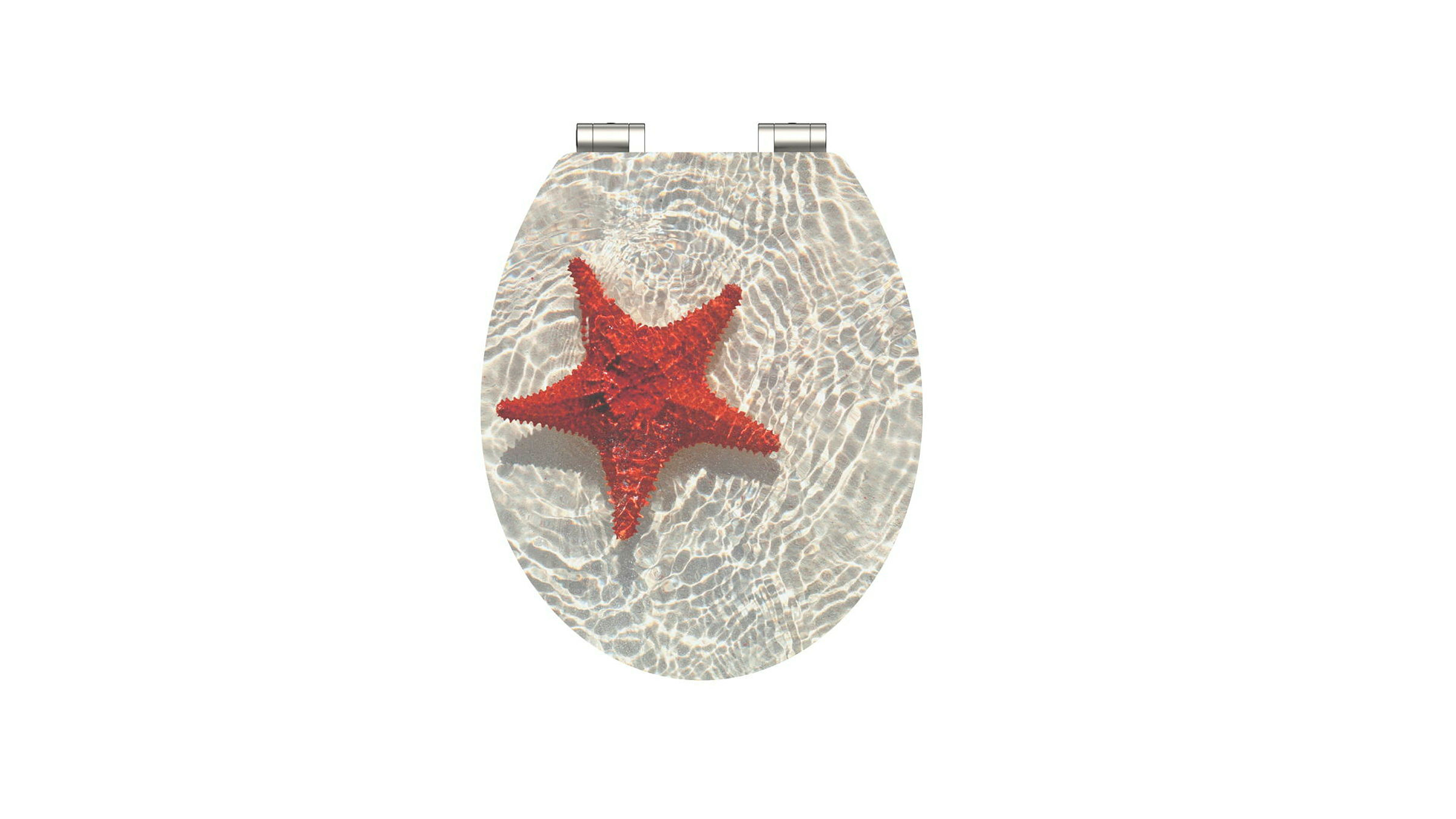 MDF HG WC-Sitz RED STARFISH, mit Absenkautomatik