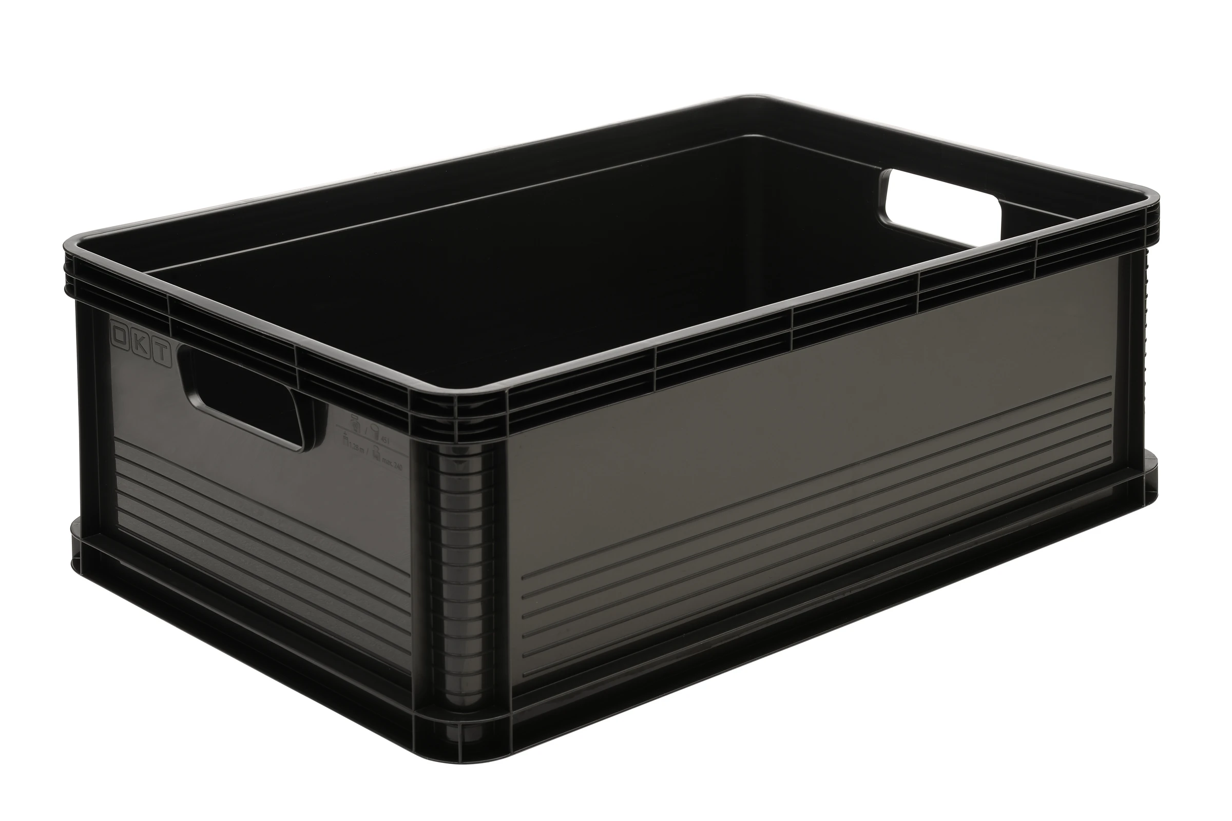 keeeper Stabile Transportbox, 60 x 40 x 22 cm, 45 l, Robert, Graphite