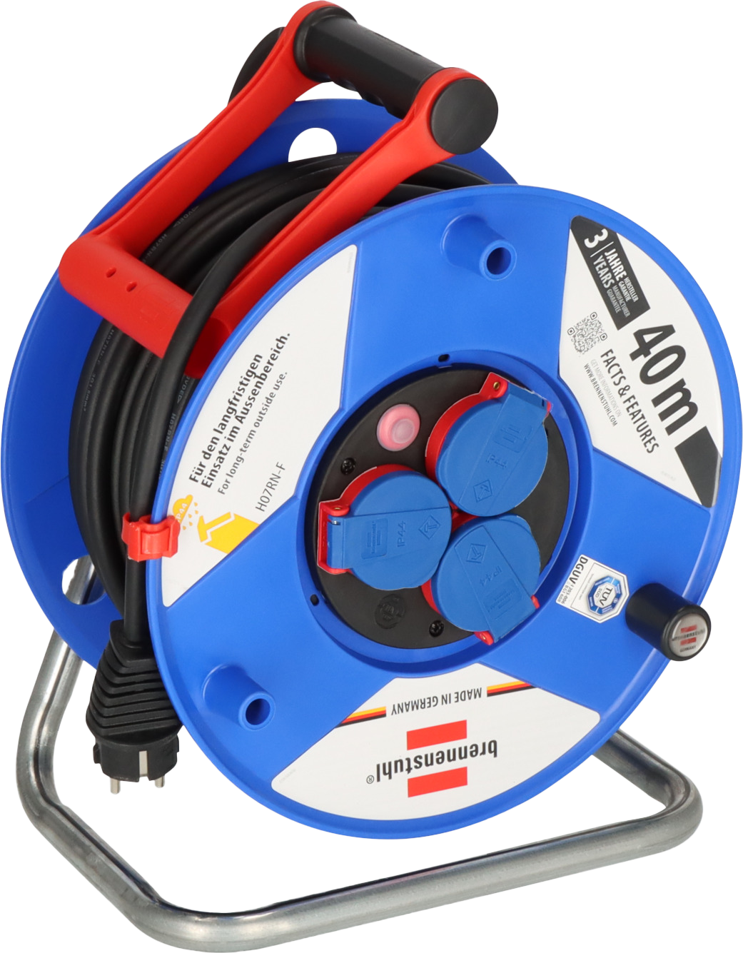 K-Tro. Garant 290 40m H07RN-F3G1.5 3fach Stedo/Klappd./Thermo