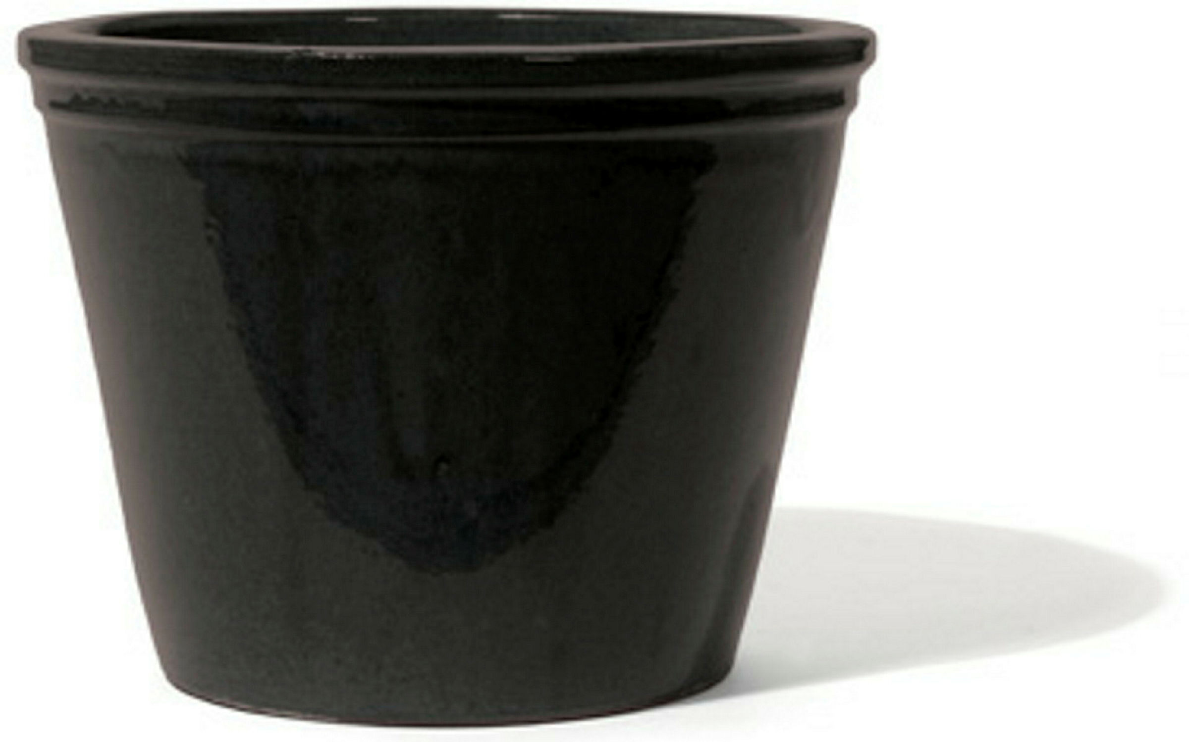 Lemgo black 30 cm Steingut glasiert