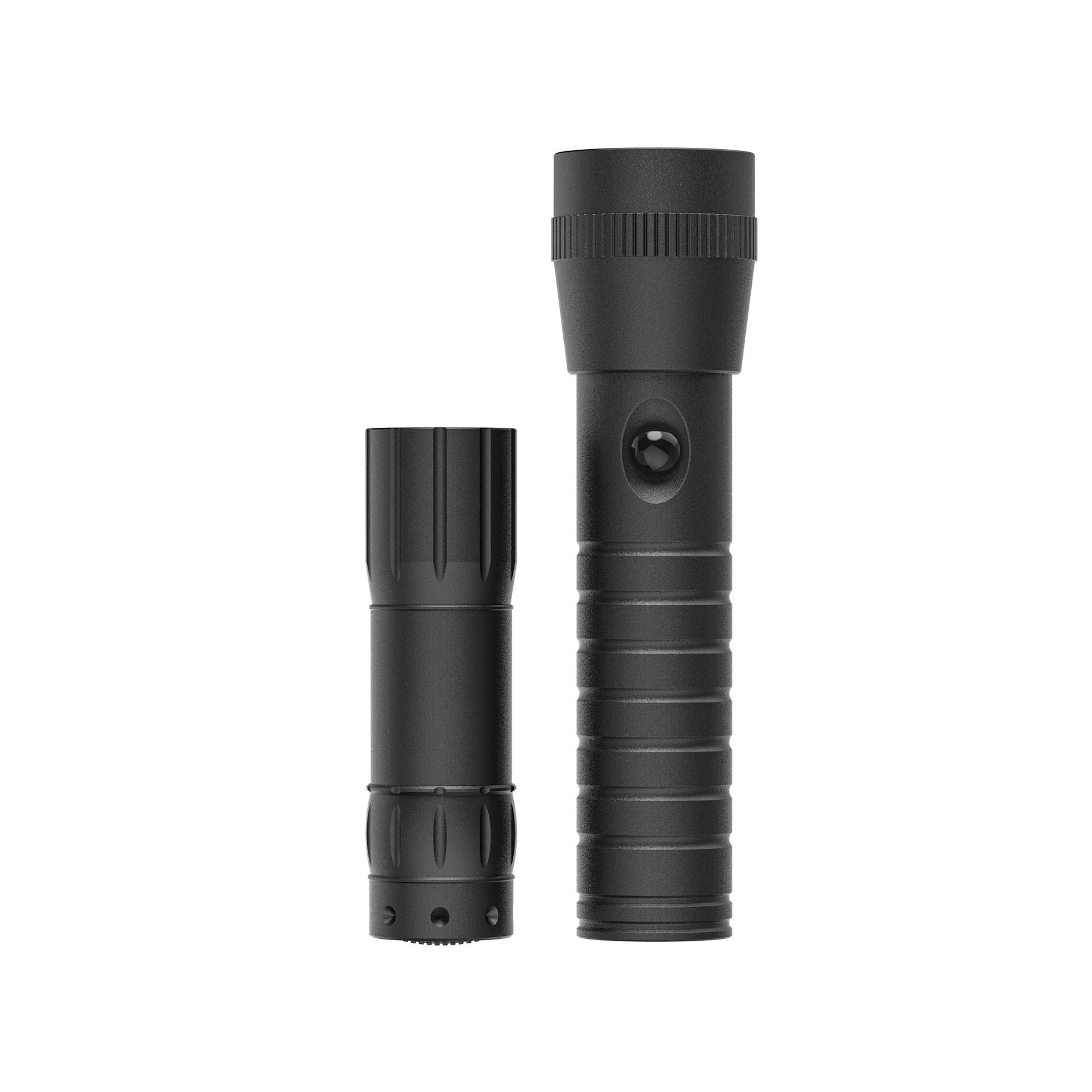 Hama LED-Taschenlampe ''FL-DUO'', mit Batterien, Aluminium, 2er-Set