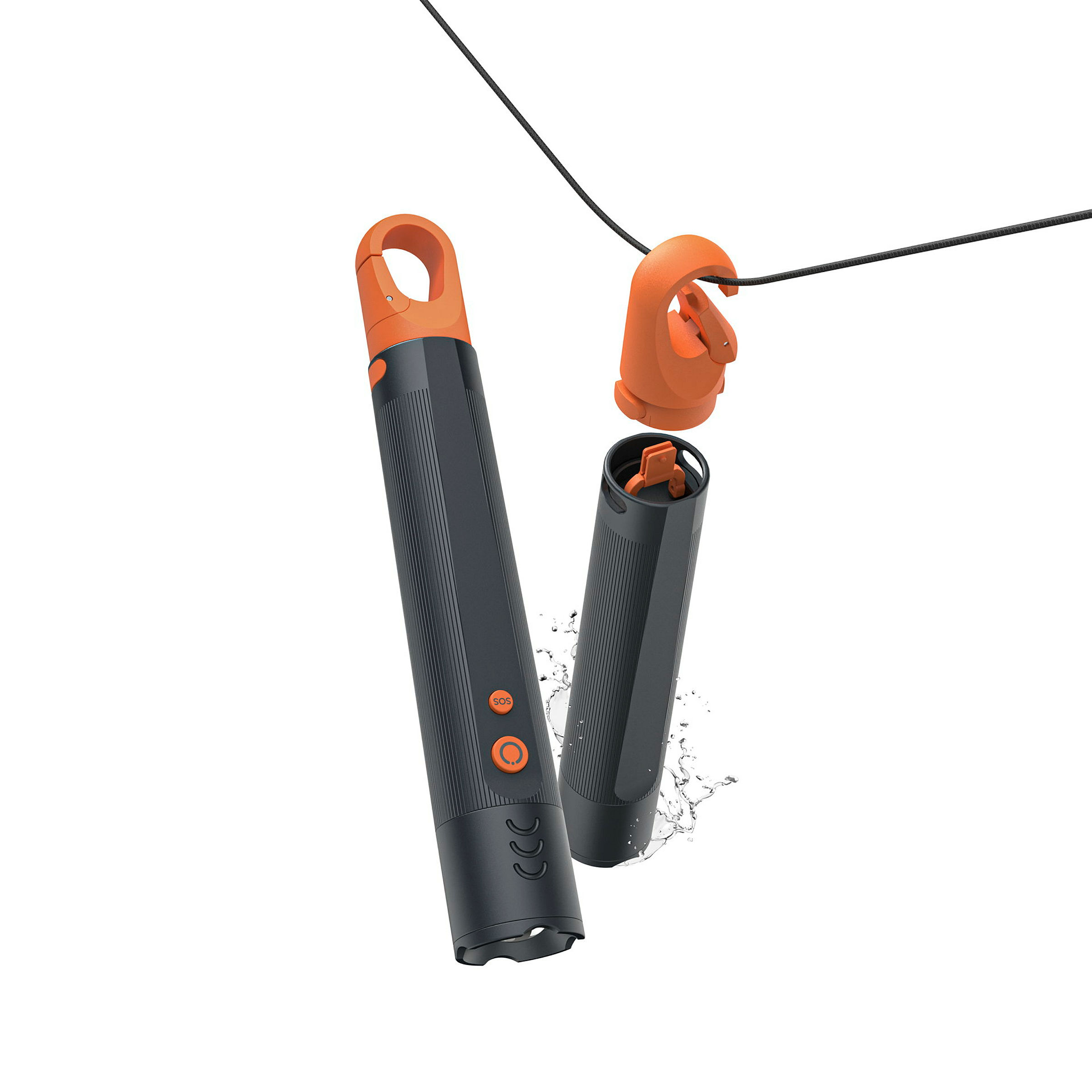 Hama LED-Taschenlampe ''FLX600'', Batterien, stoßfest, Aluminium
