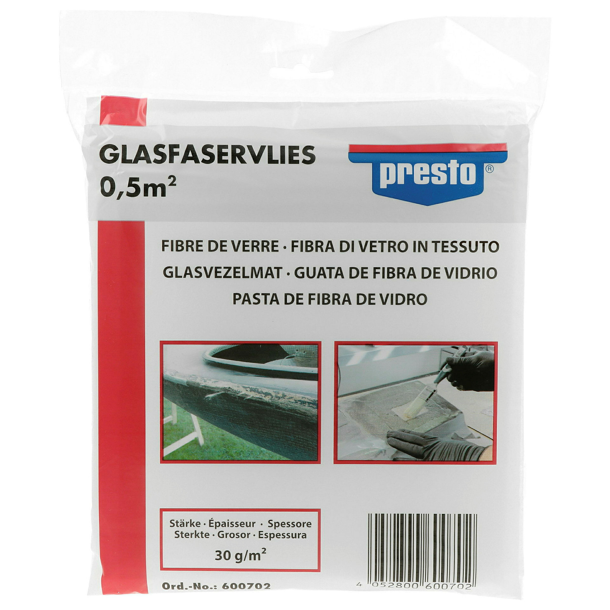 presto Glasfaservlies 0,5 qm