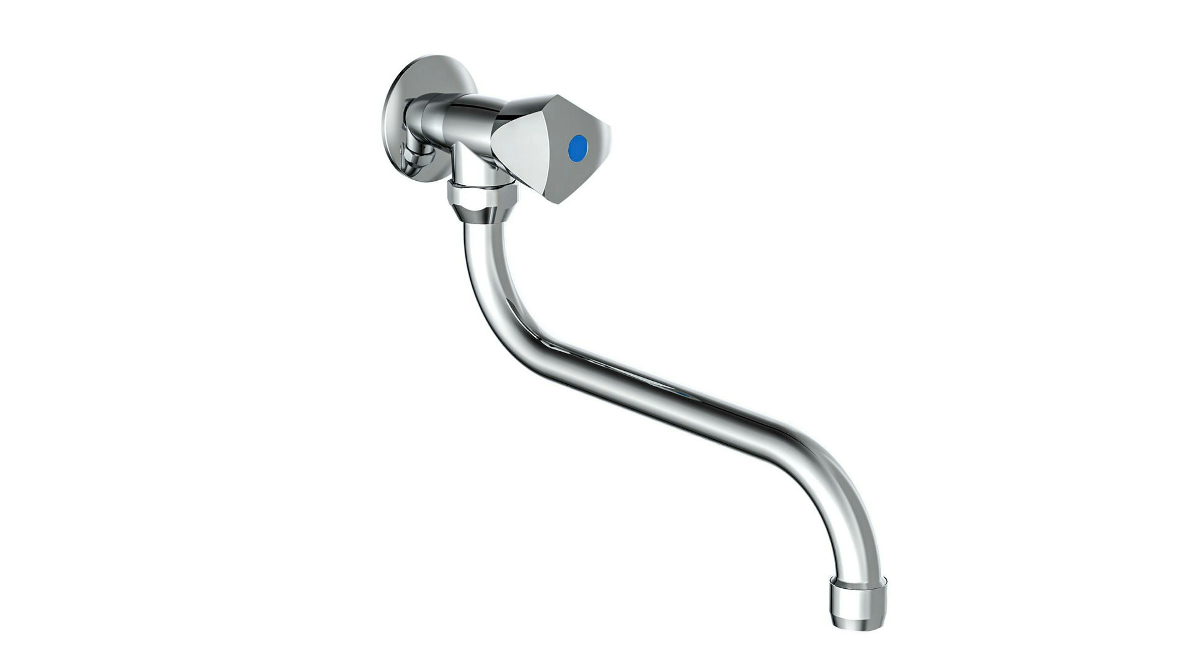 CARNEO Wand-Schwenkventil, Chrom