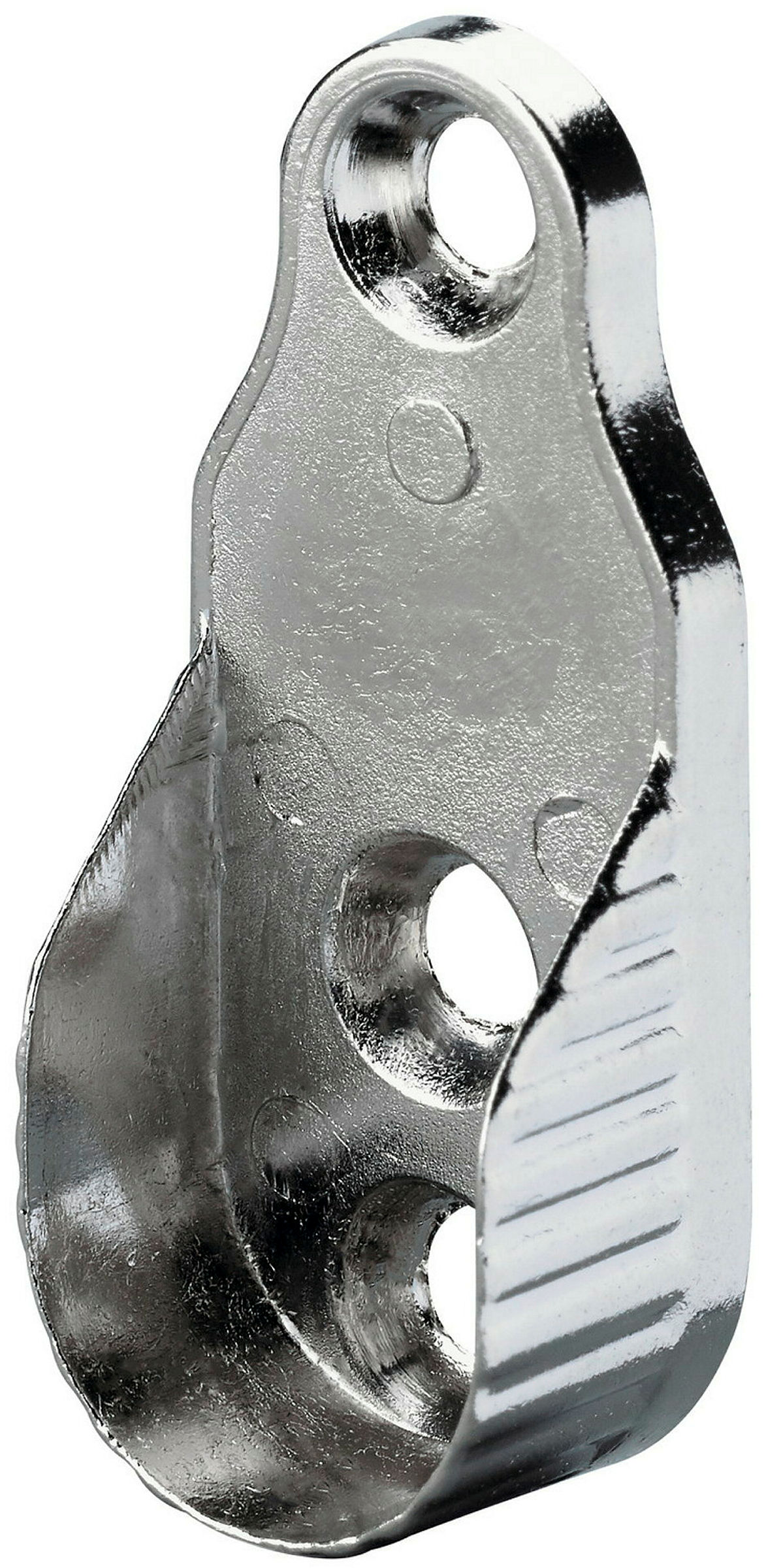Schrankrohrlager D15/30mm Zinkdr., vernickelt, 2 Stück