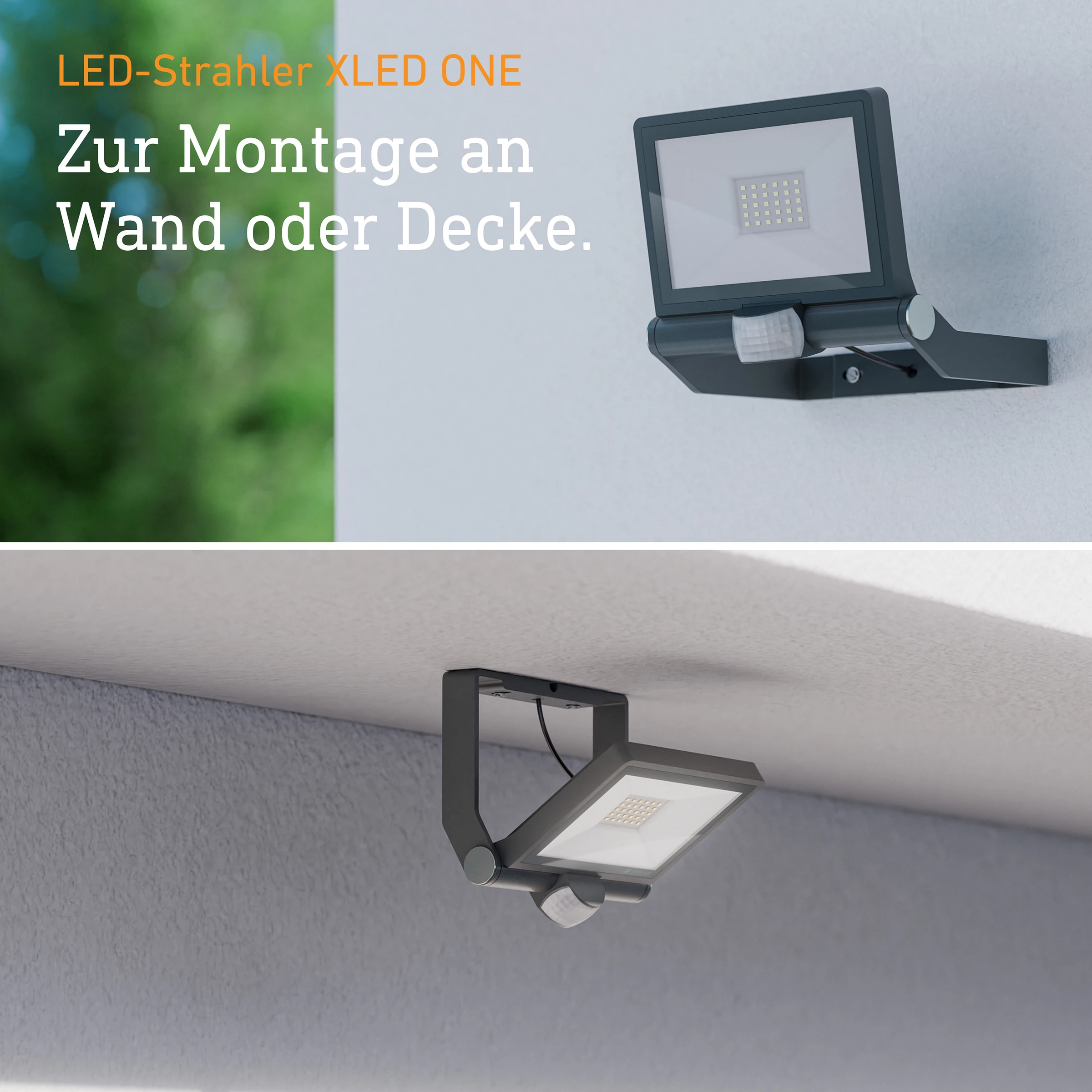 LED Strahler XLED ONE SENSOR anthrazit