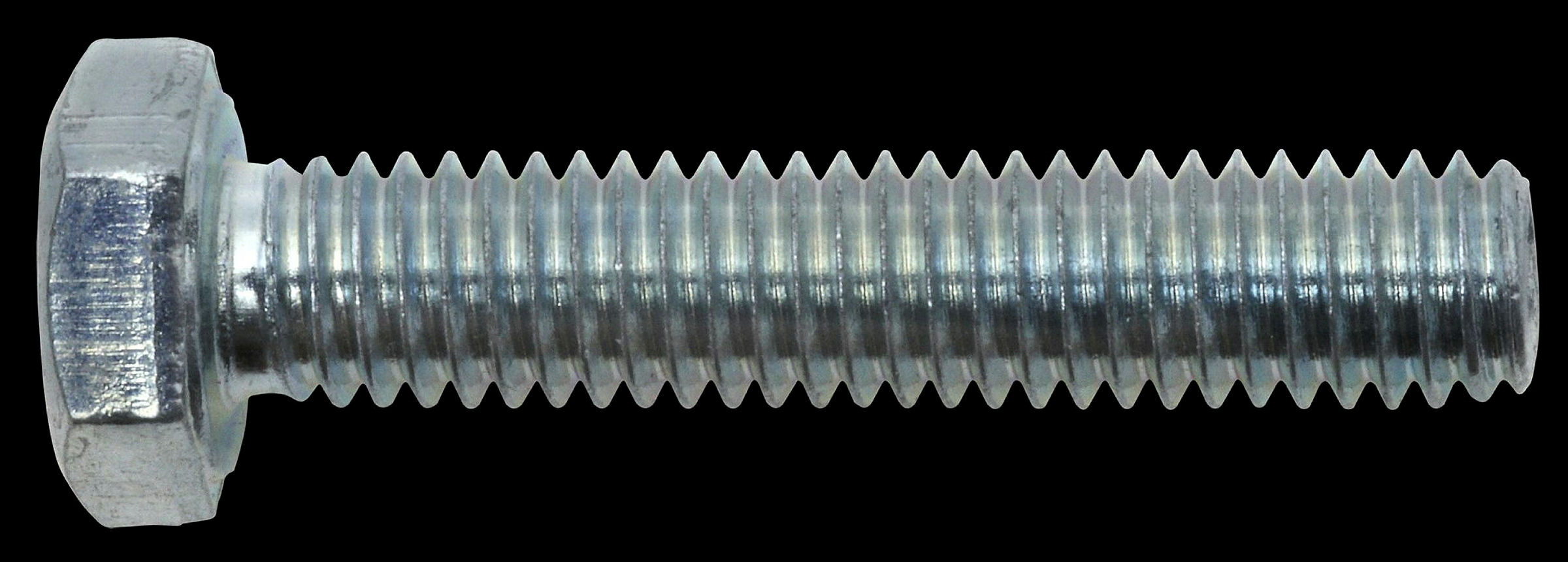 Gewindeschraube 6kt-Kopf 8.8 M5 x 30, vz, DIN 933