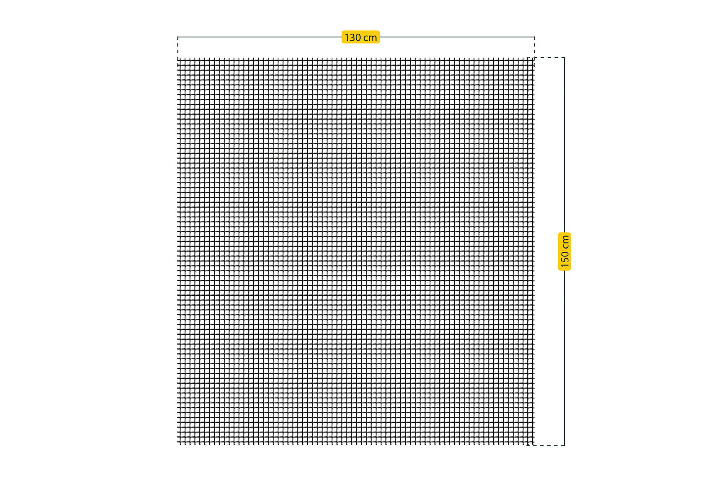 Schellenberg Fliegengitter für Fenster, 130 x 150 cm, anthrazit