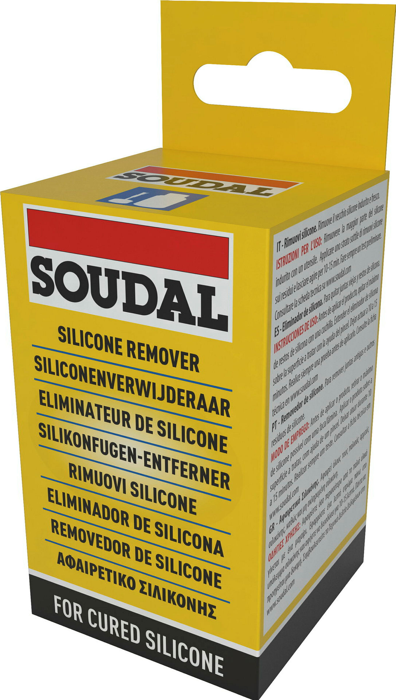 Soudal Silikonfugen-Entferner kraftvolles Gel zum Entfernen von Silikonrü