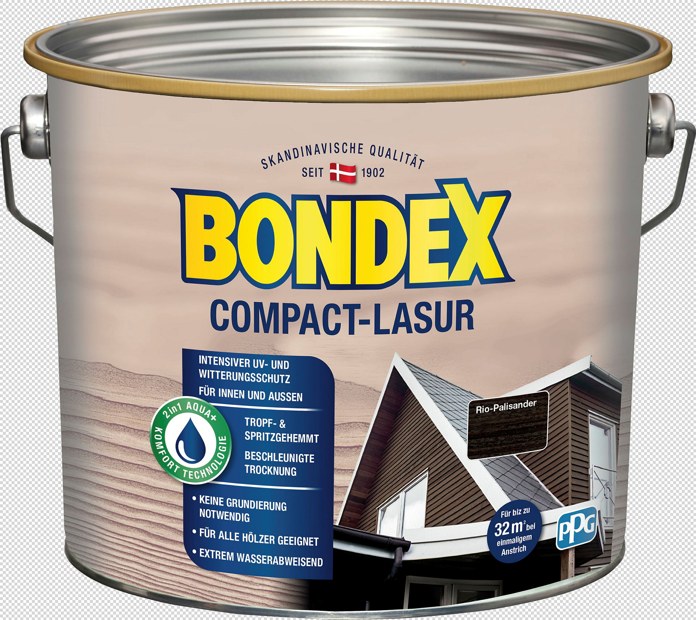 BONDEX Compact Lasur Rio Palisander 2,5l