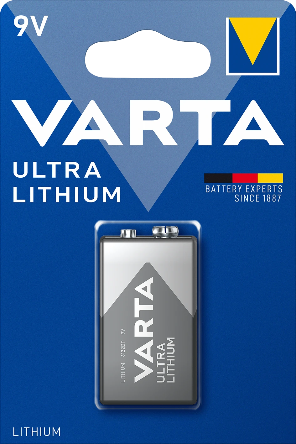 VARTA ULTRA LITHIUM 9V Blister 1