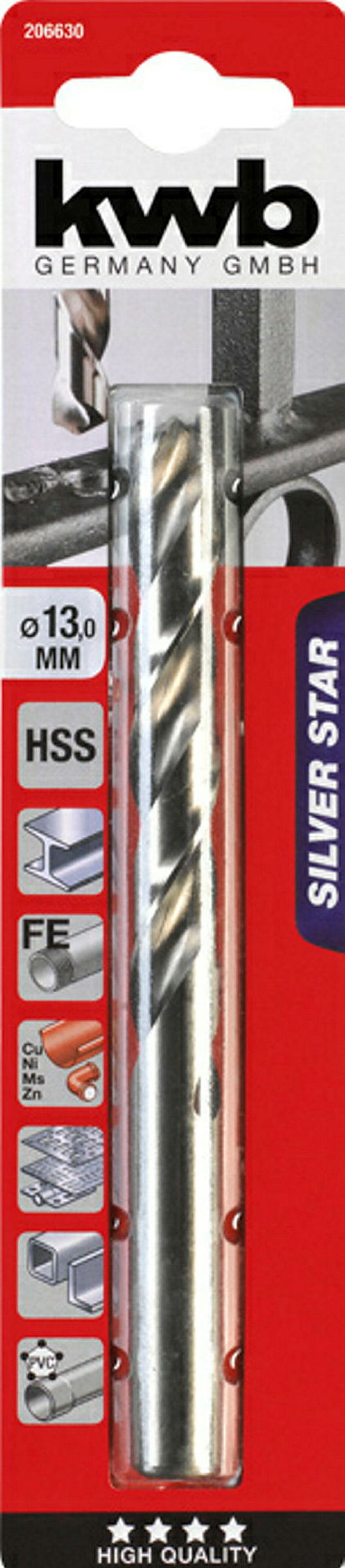 SILVER STAR HSS Spiralbohrer, ø 13.0 mm