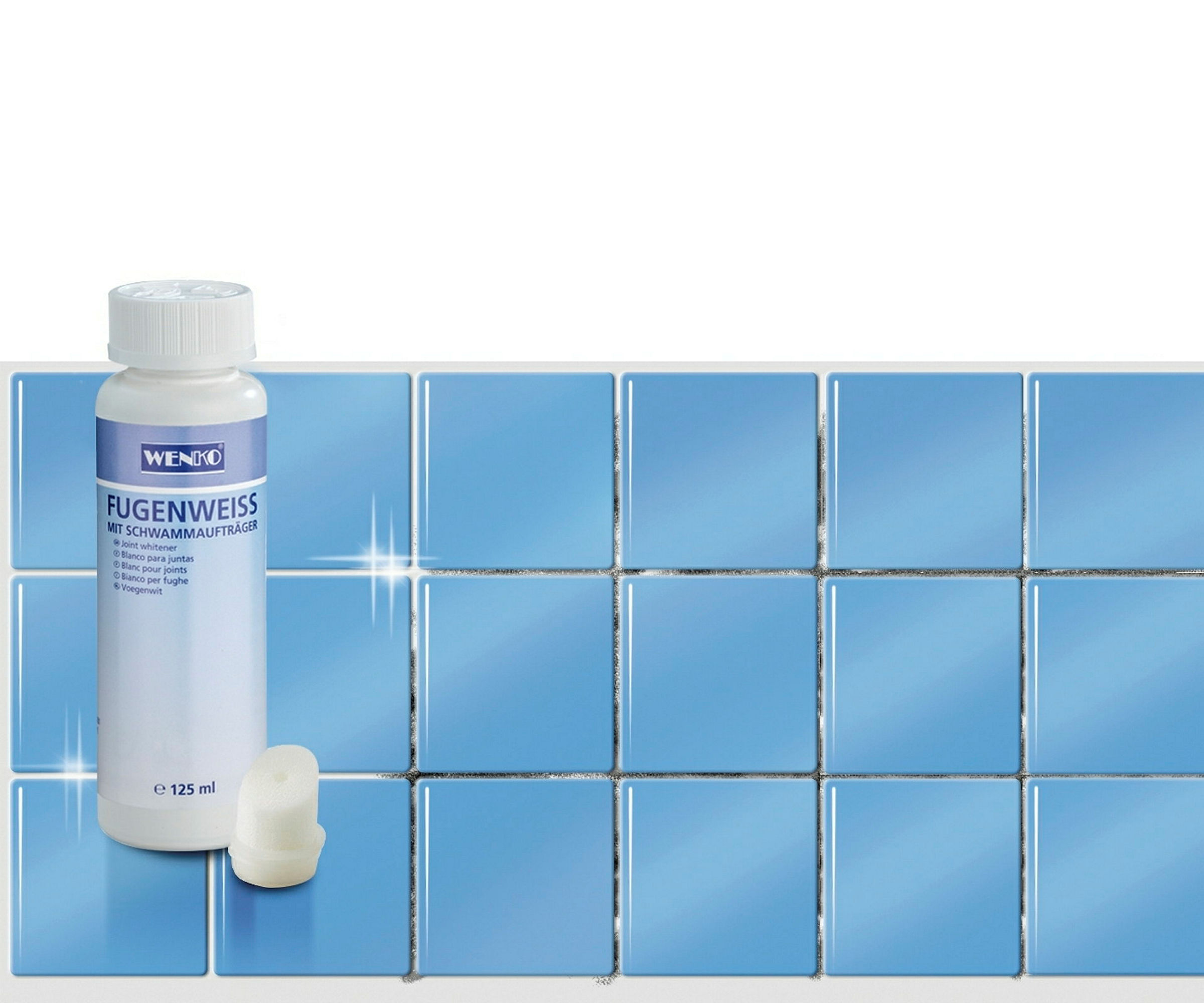 Fugenweiß mit Schwamm 125 ml