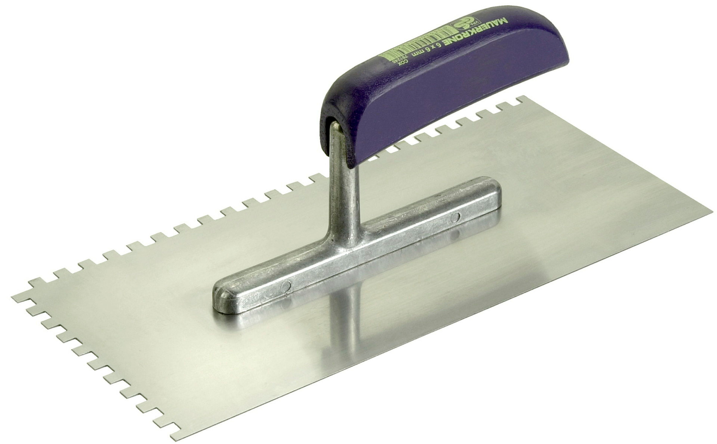 Zahnglättekelle 280x130/ 6x 6mm