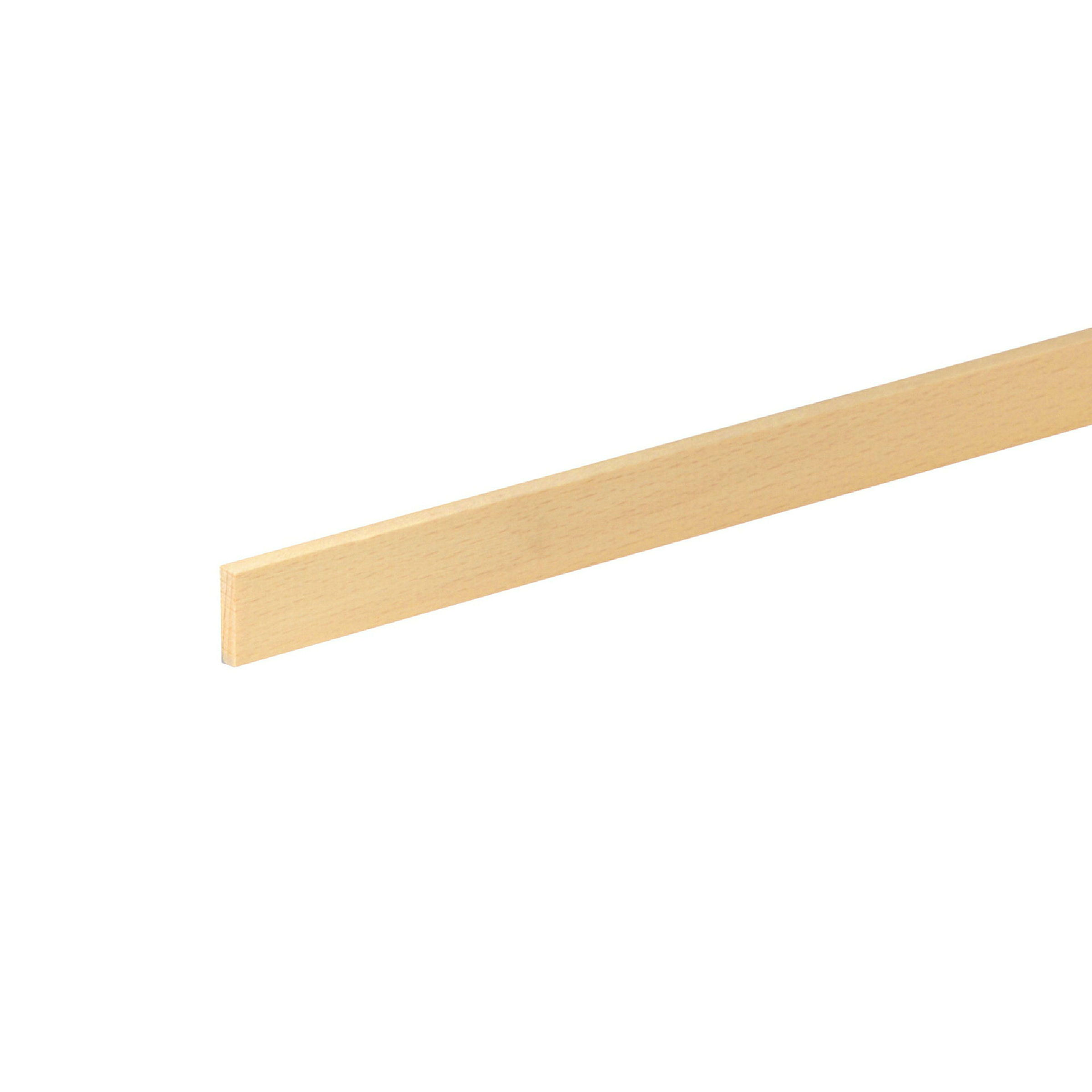 Buche, Rechteckleiste 05x20 mm, 210 cm