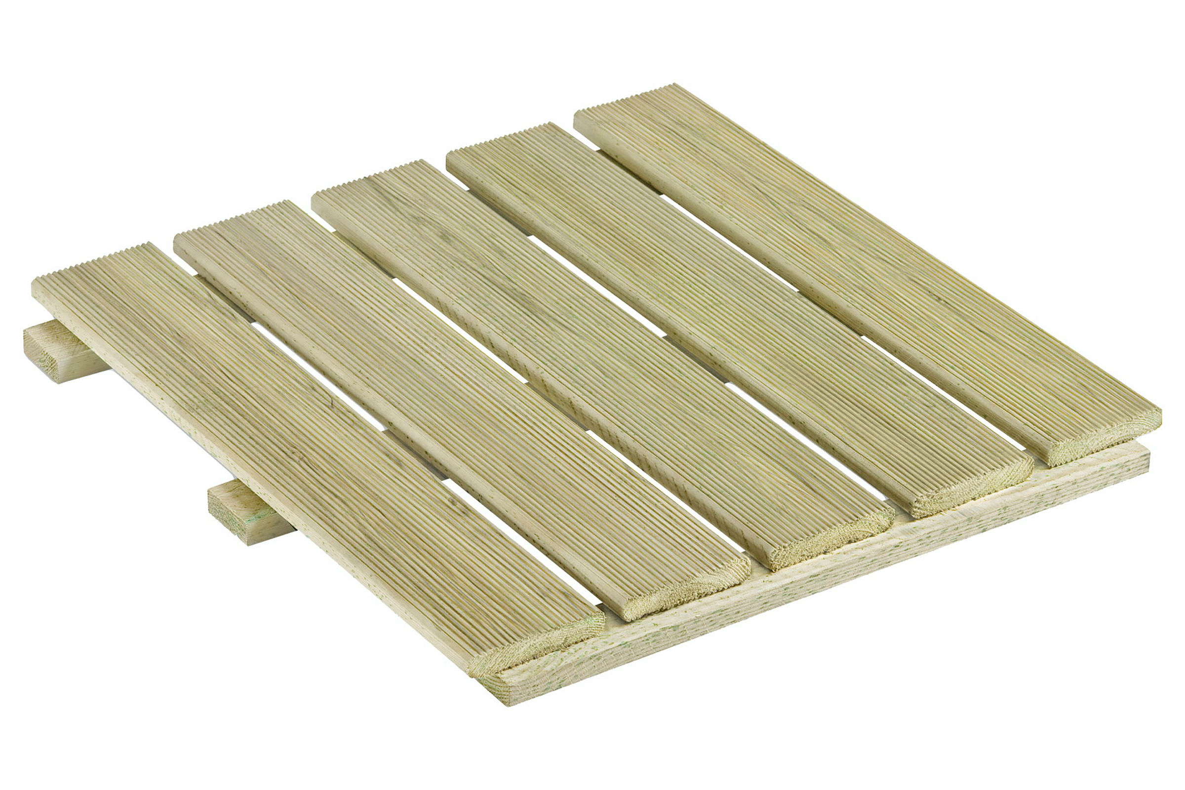 Holzfliese 5 Latten grün kdi 50x50cm