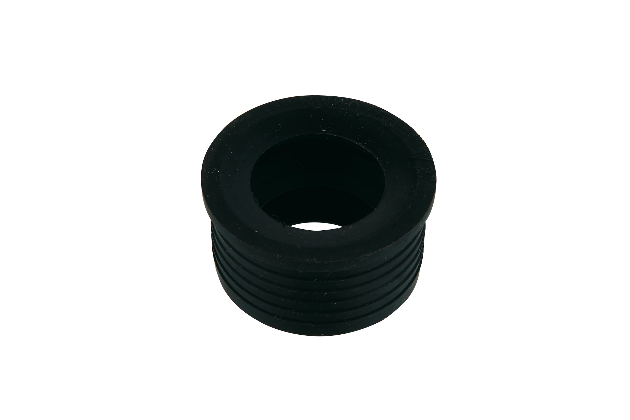 Ablaufverbinder lang, Gummi, 50 mm x 40 mm, für Siphonabgang