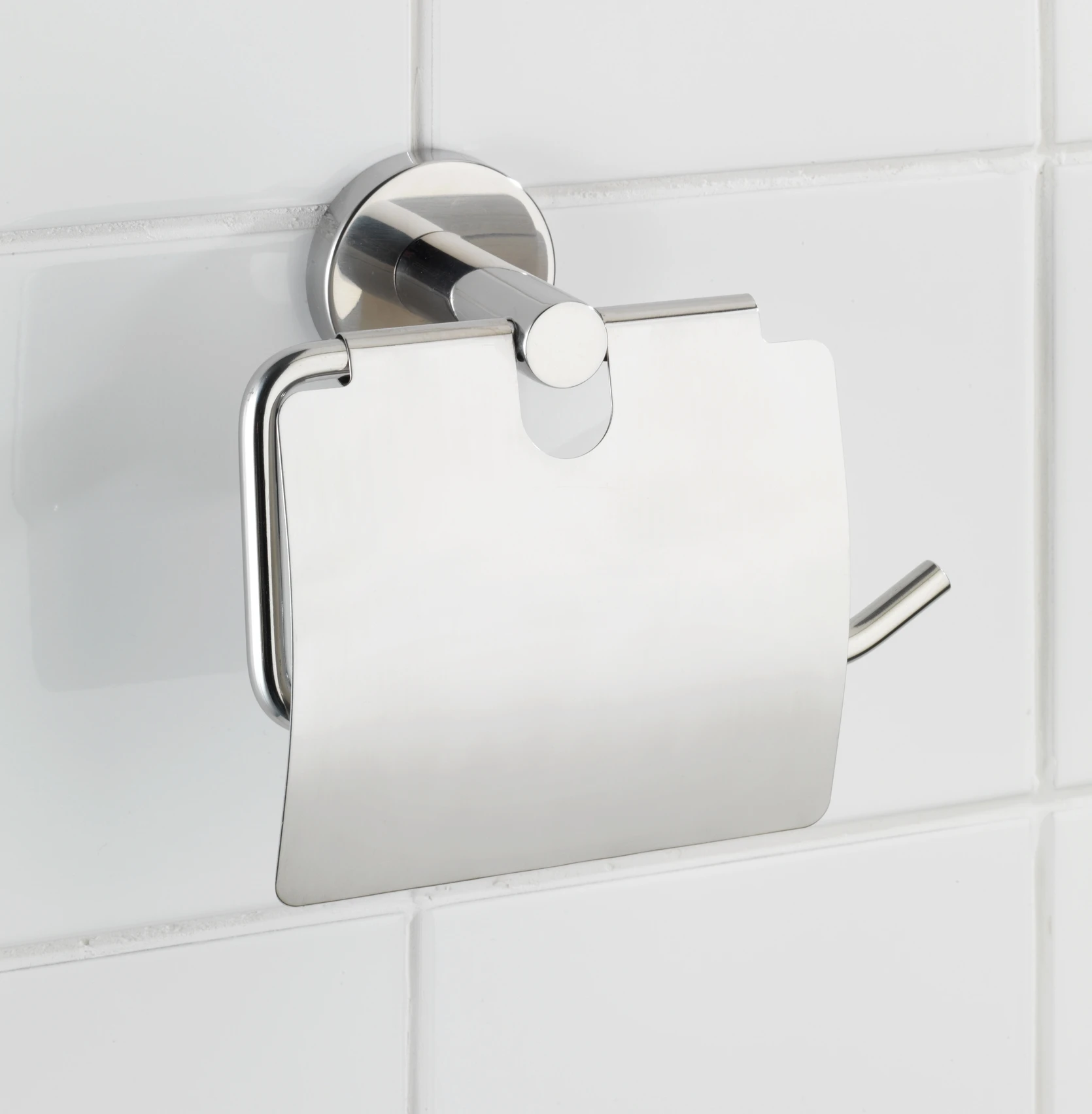 Toilettenpapierh. m.Deckel, Bosio Shine