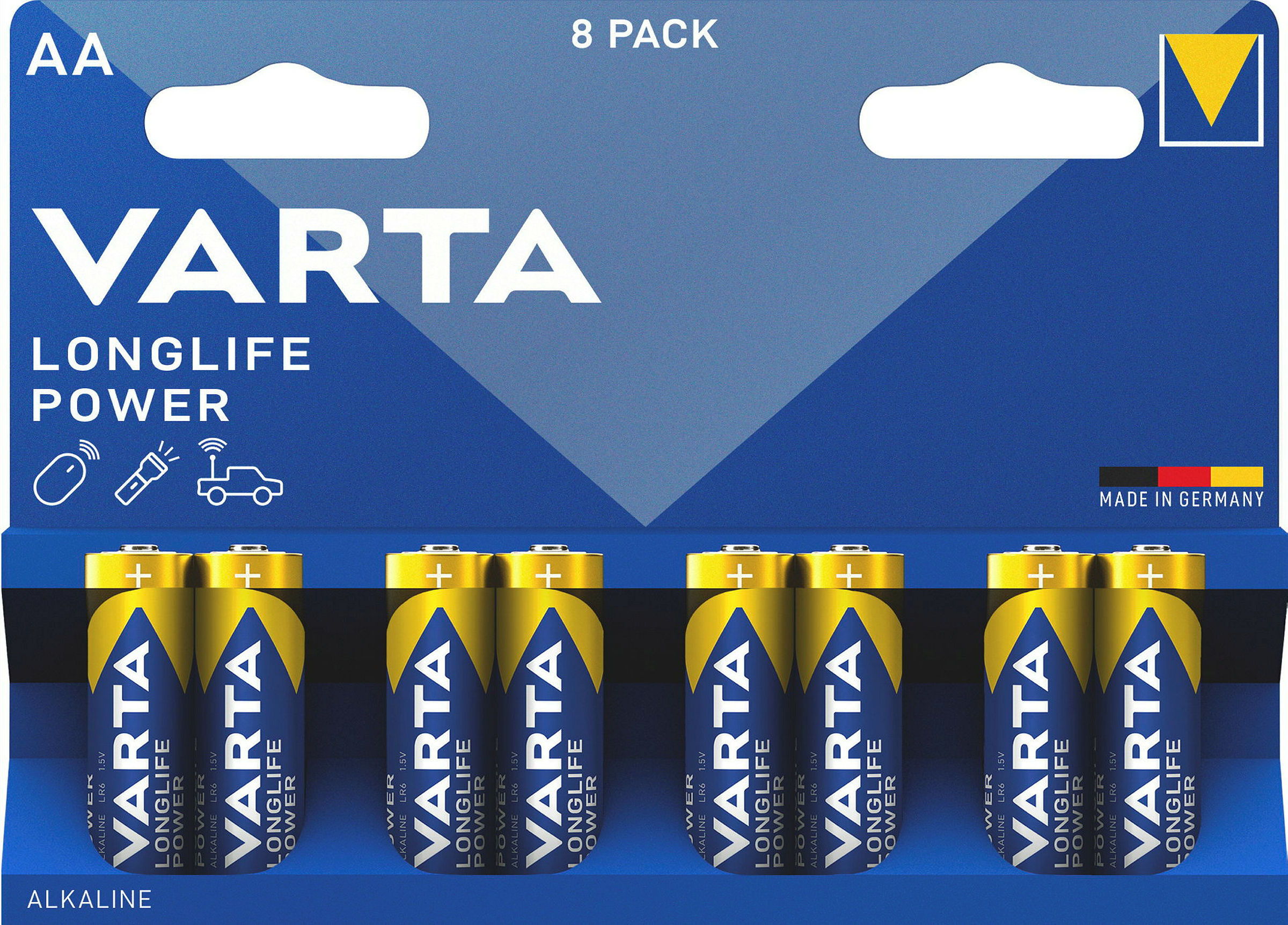VARTA LONGLIFE Power AA Blister 8