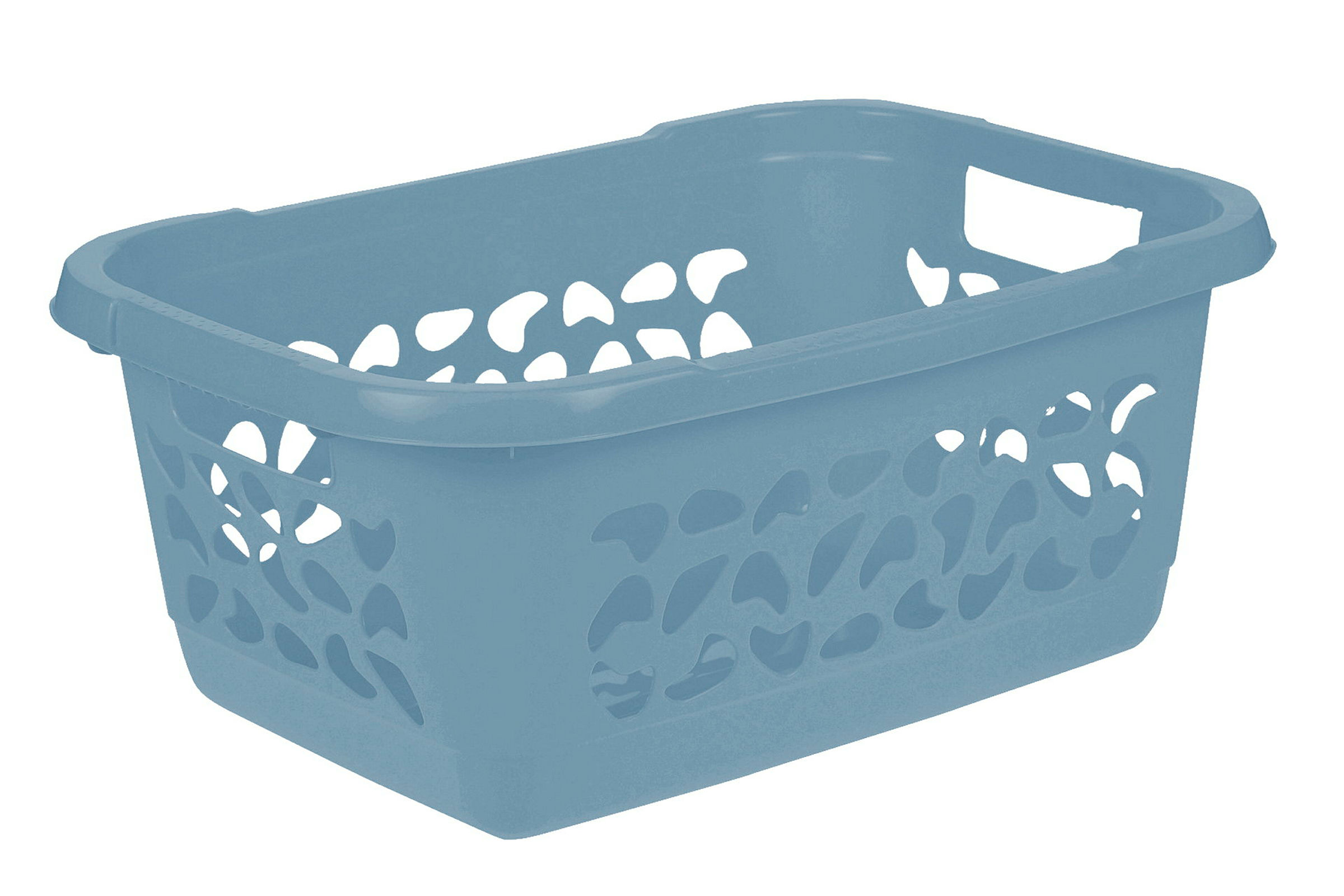 keeeper Wäschekorb, Luftdurchlässiges Dekor, 32 l, Jost, Nordic Blue