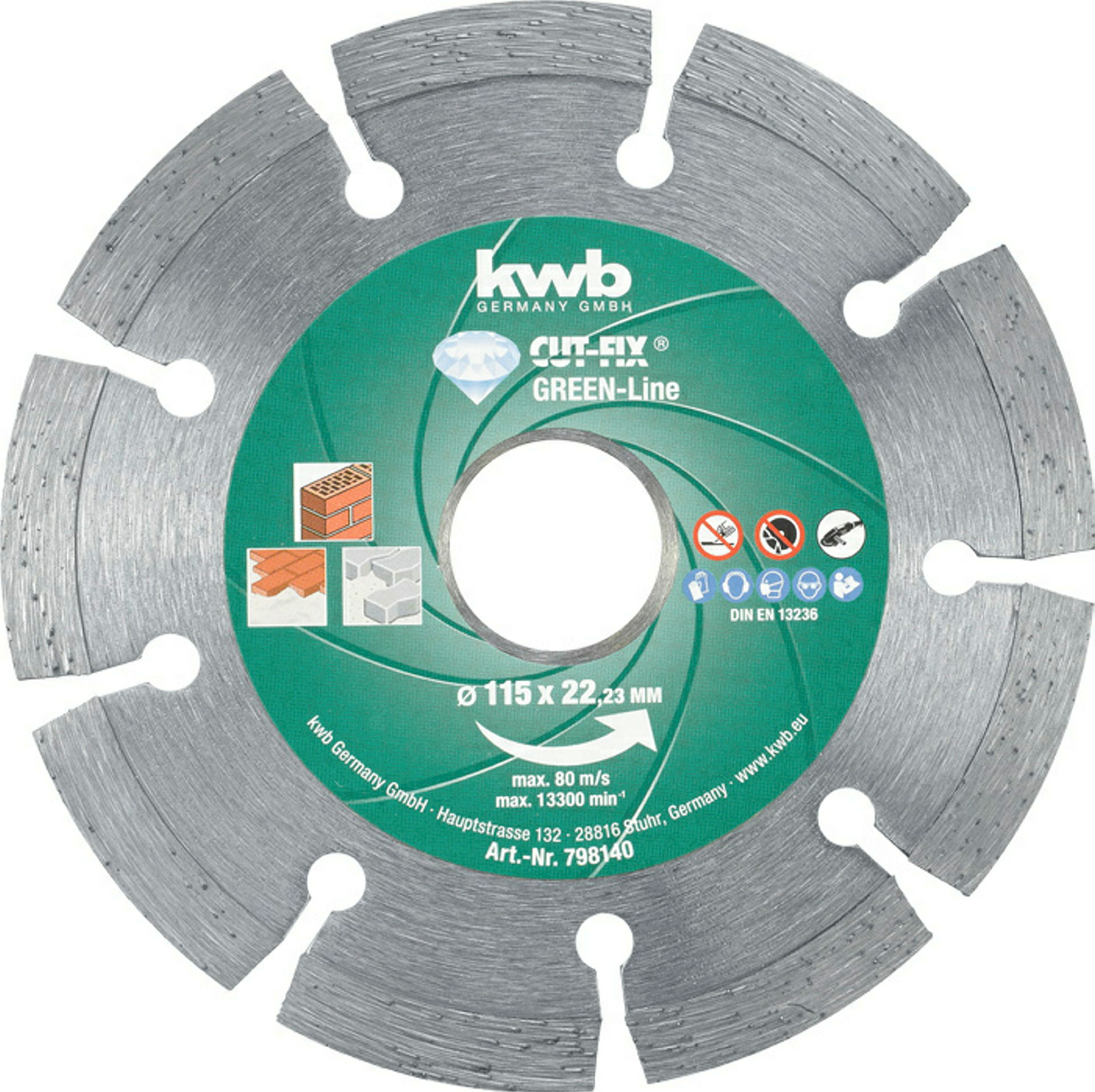 CUT-FIX® Green-Line DIAMANT Trennscheiben, ø 115 mm