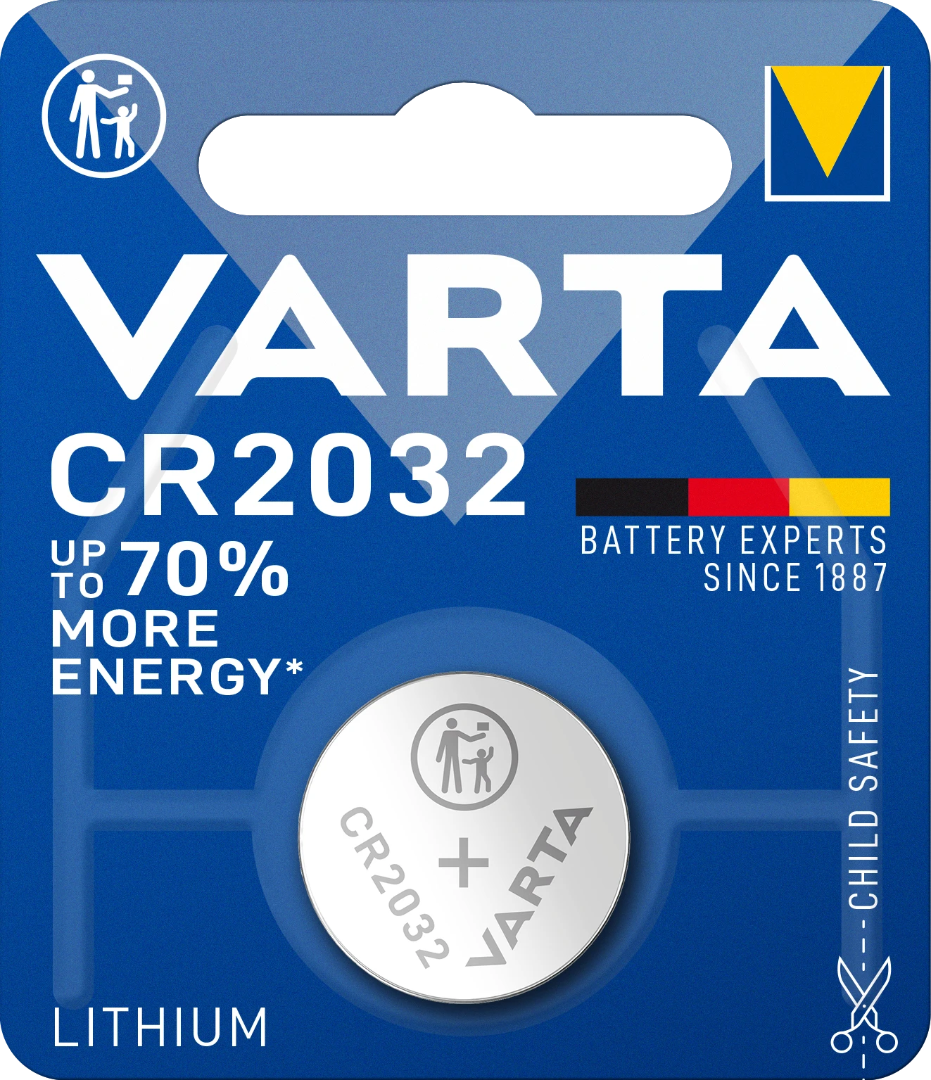 VARTA ELECTRONICS CR2032 Blister 1