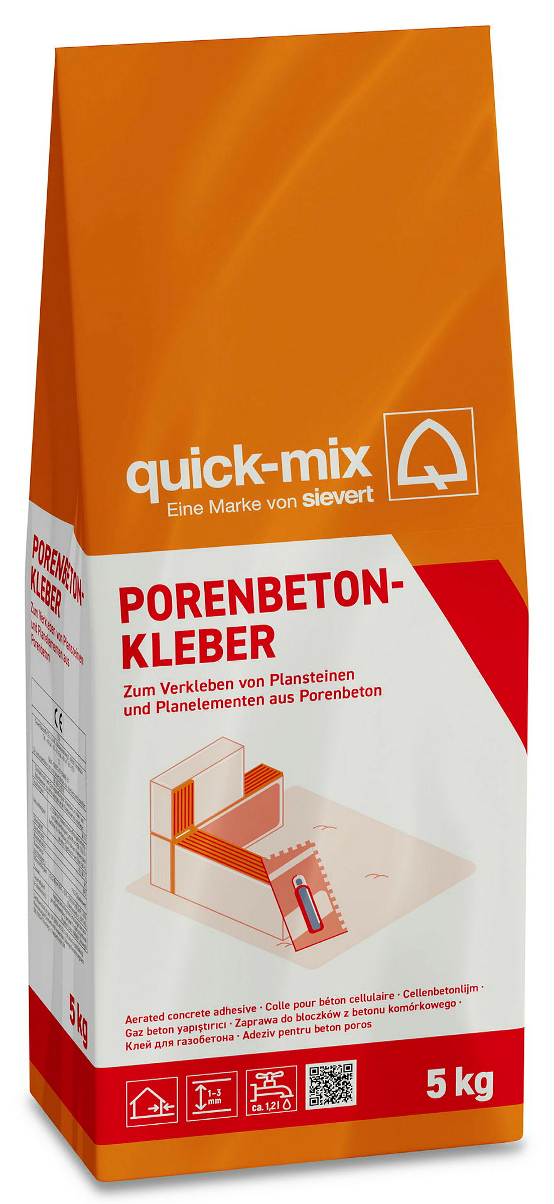 quick-mix Porenbetonkleber 5 kg