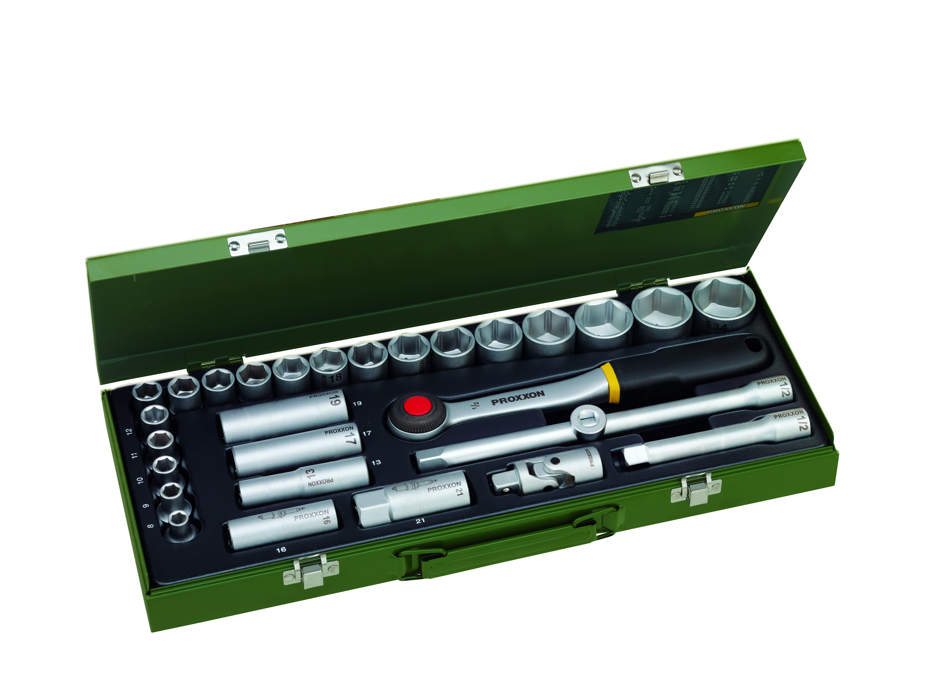 PROXXON-Steckschlüsselsatz 1/2'' (29-teilig)