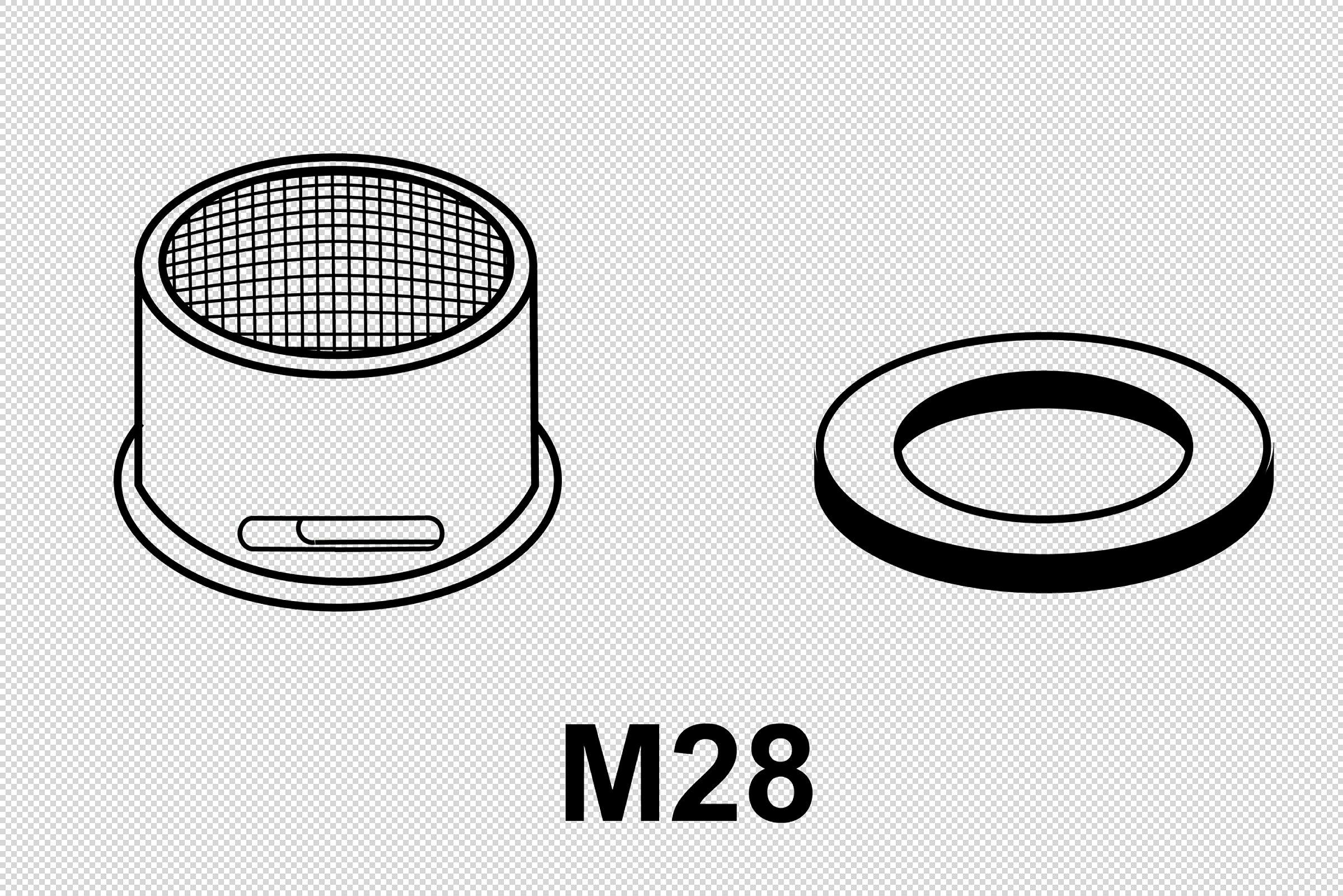 Mischdüsen-Einsatz, für M28