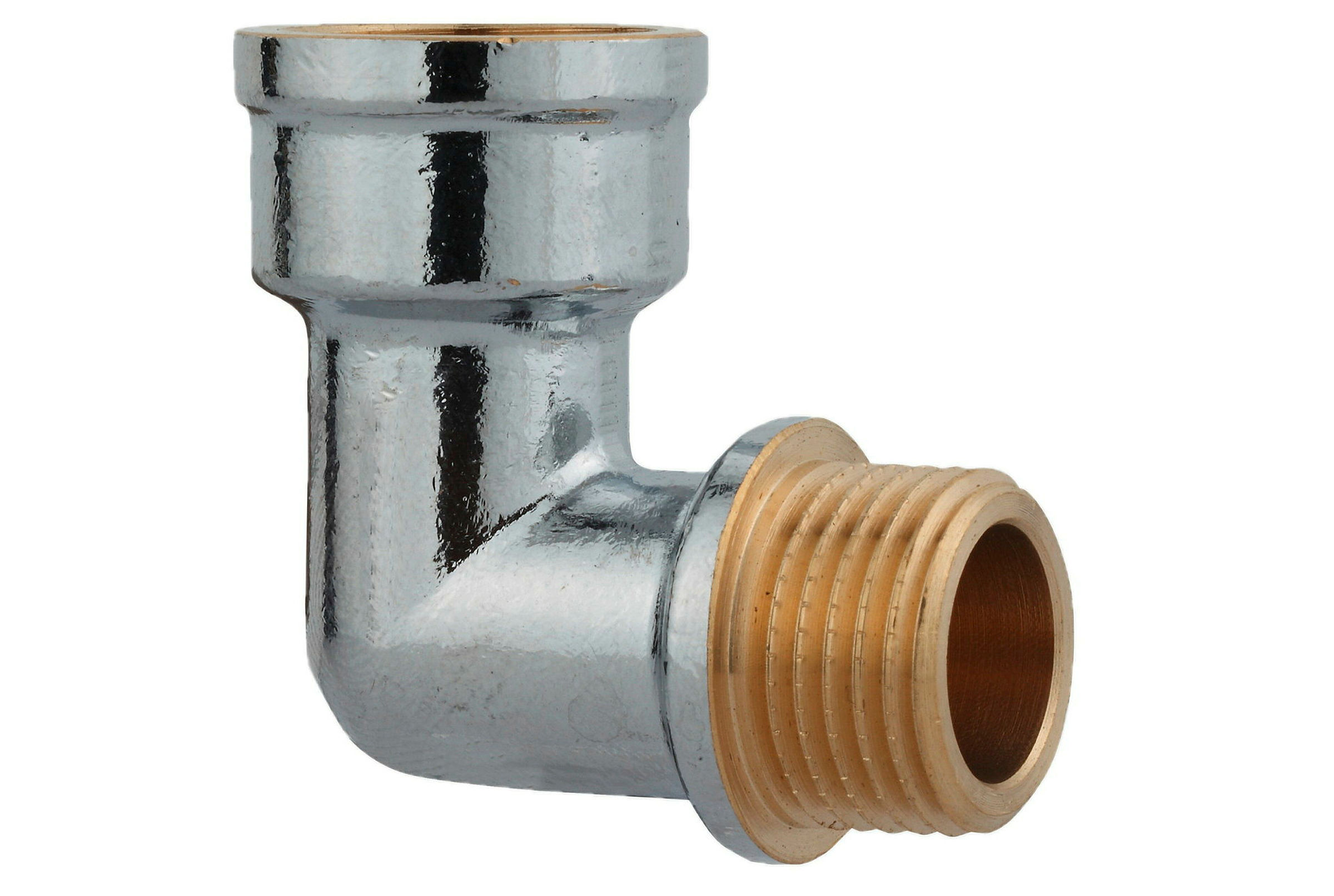 MS Winkel 90 , Chrom, 3/8''IG x 3/8''AG