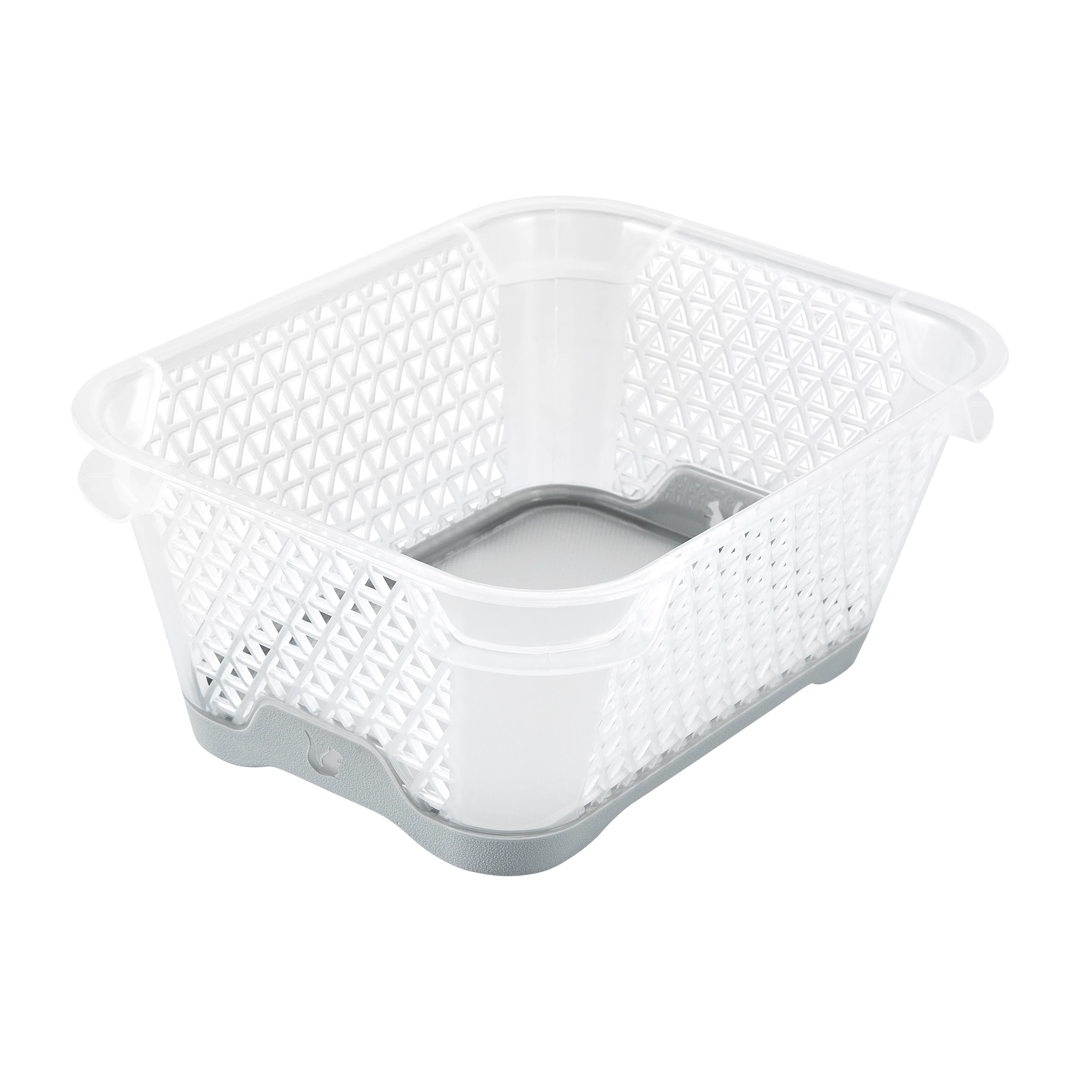keeeper Stapelkorb, Rutschfest, DIN A7, 16 x 12 x 7 cm, Jonas, Nordic Grey