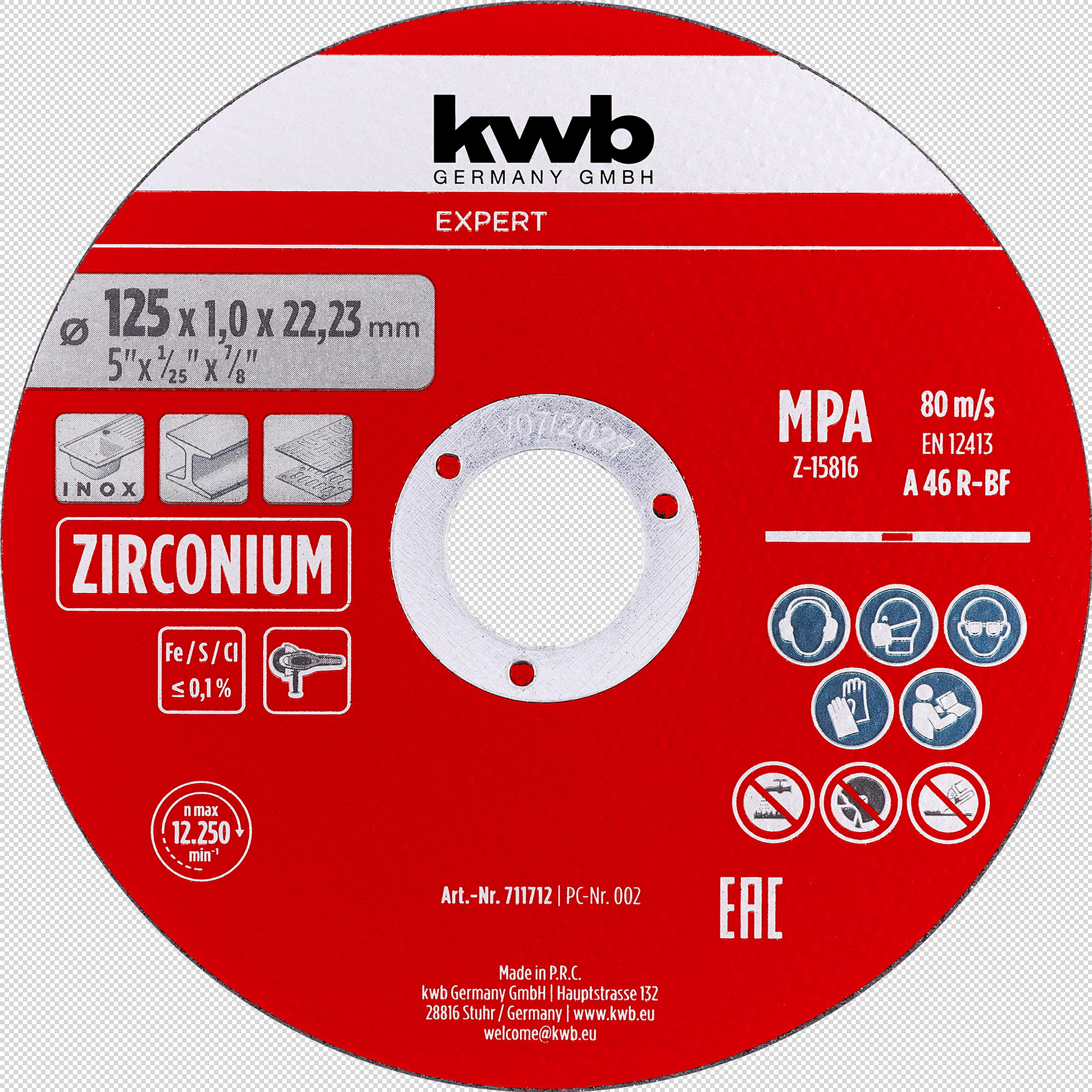 Metalltrennscheiben, extra du nn, Ø 125 mm x 1,0, 10er Sparpack