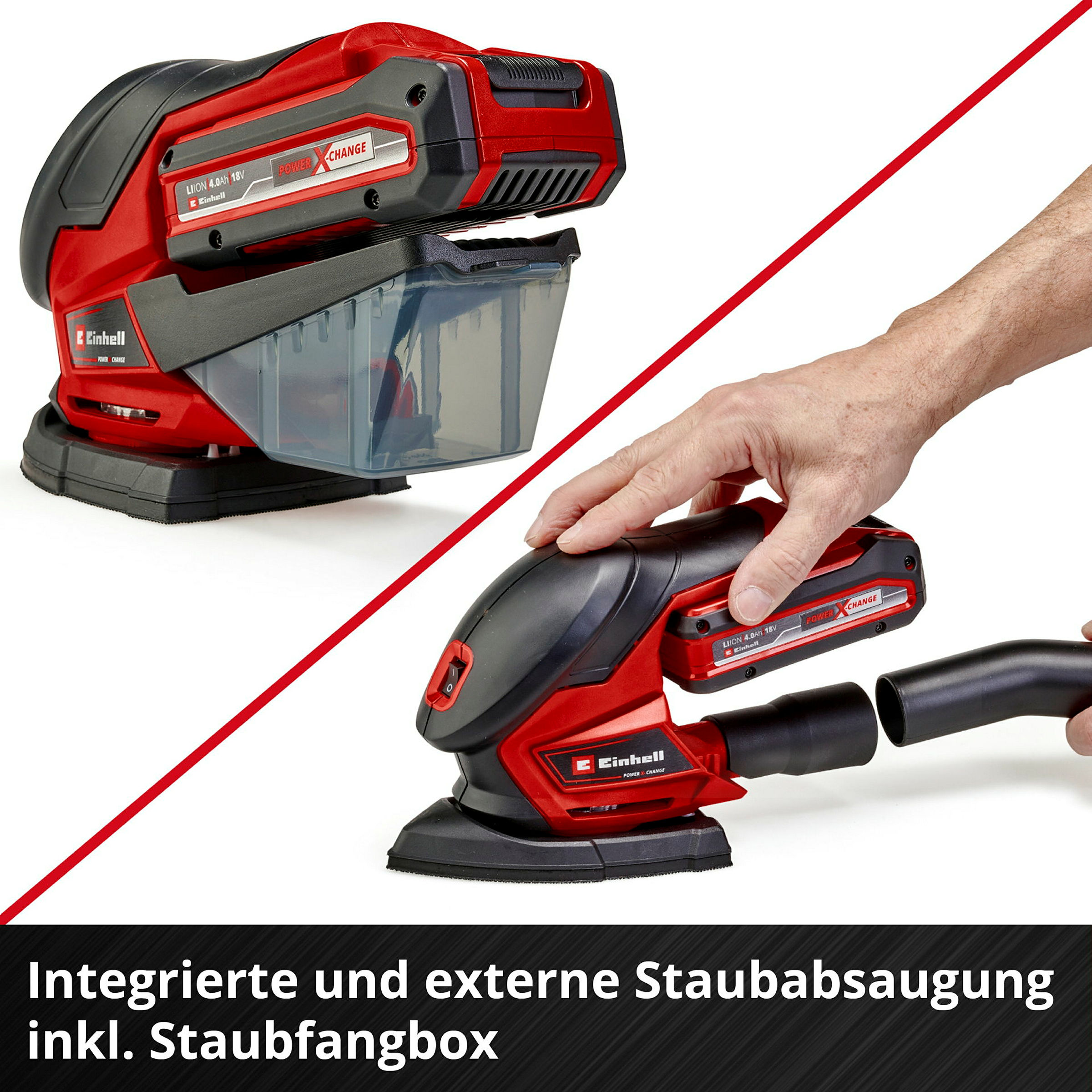 Einhell Expert TE-OS 18/150 Li Solo Akku-Multischleifer