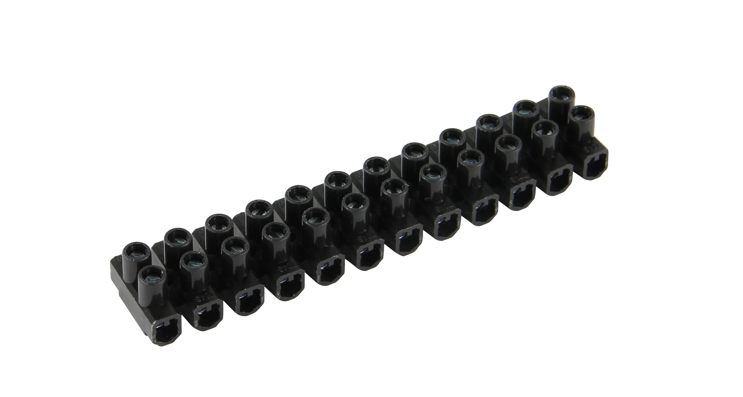Lüsterklemme Elastik 0,5 - 4,0 mm² 12polig schwarz 10 Stück