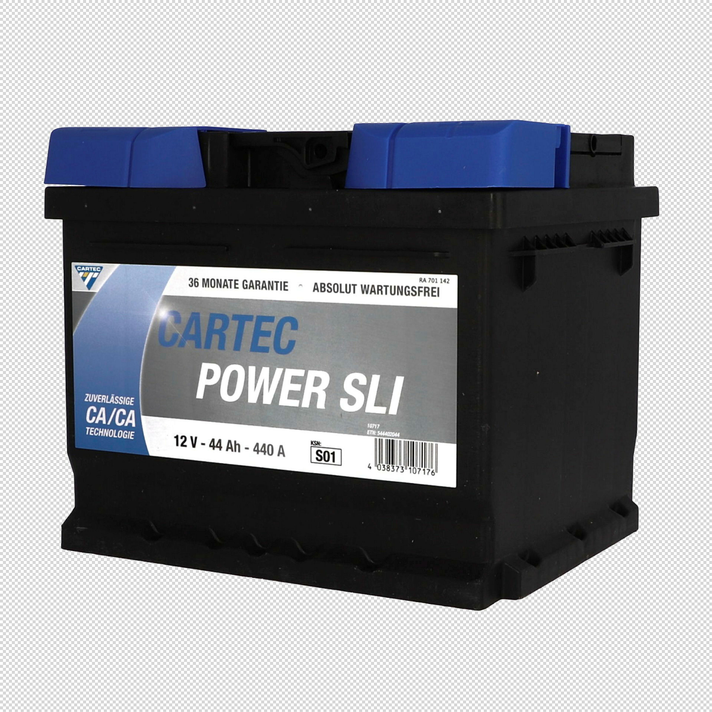 CARTEC PLUS Starterbatterie 44 Ah/ 440 A