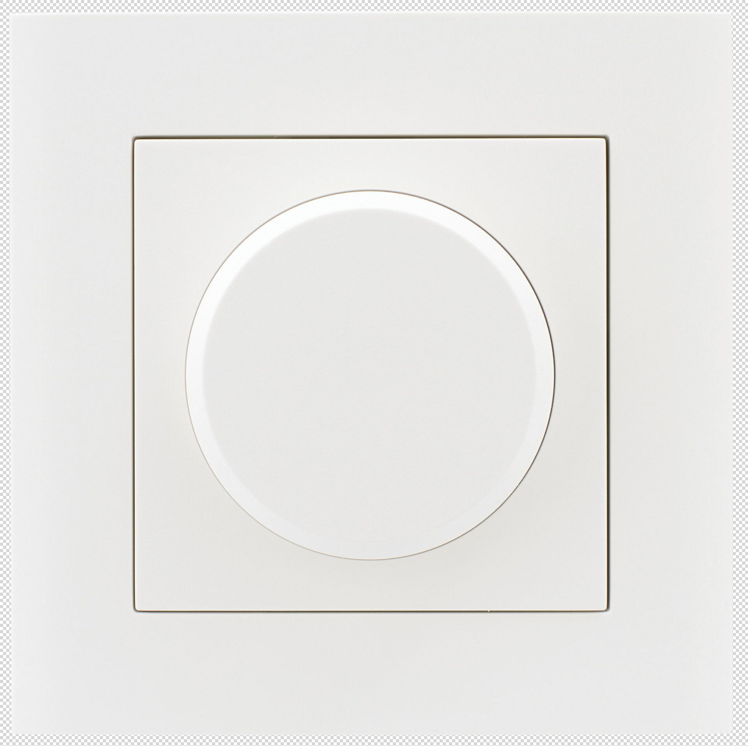 Dimmer Universal Komplettgerät Unterputz mit Rahmen weiß