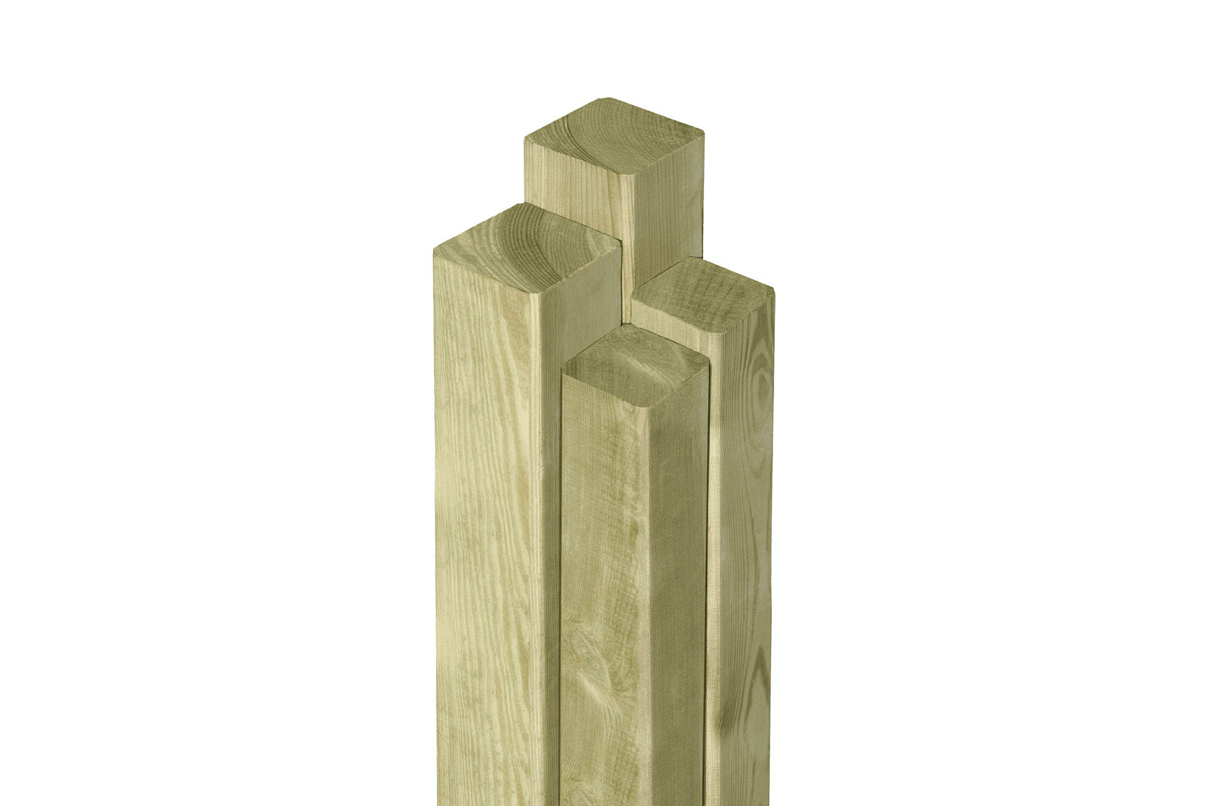 Kantholz grün 7x7x210cm