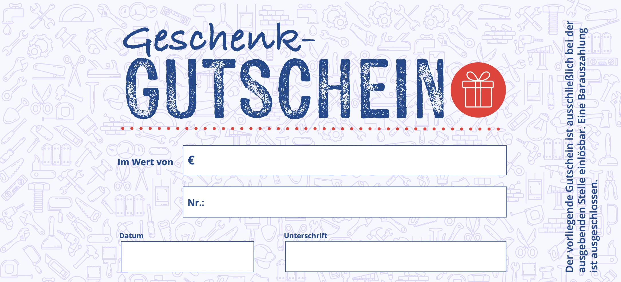 Geschenk-Gutschein