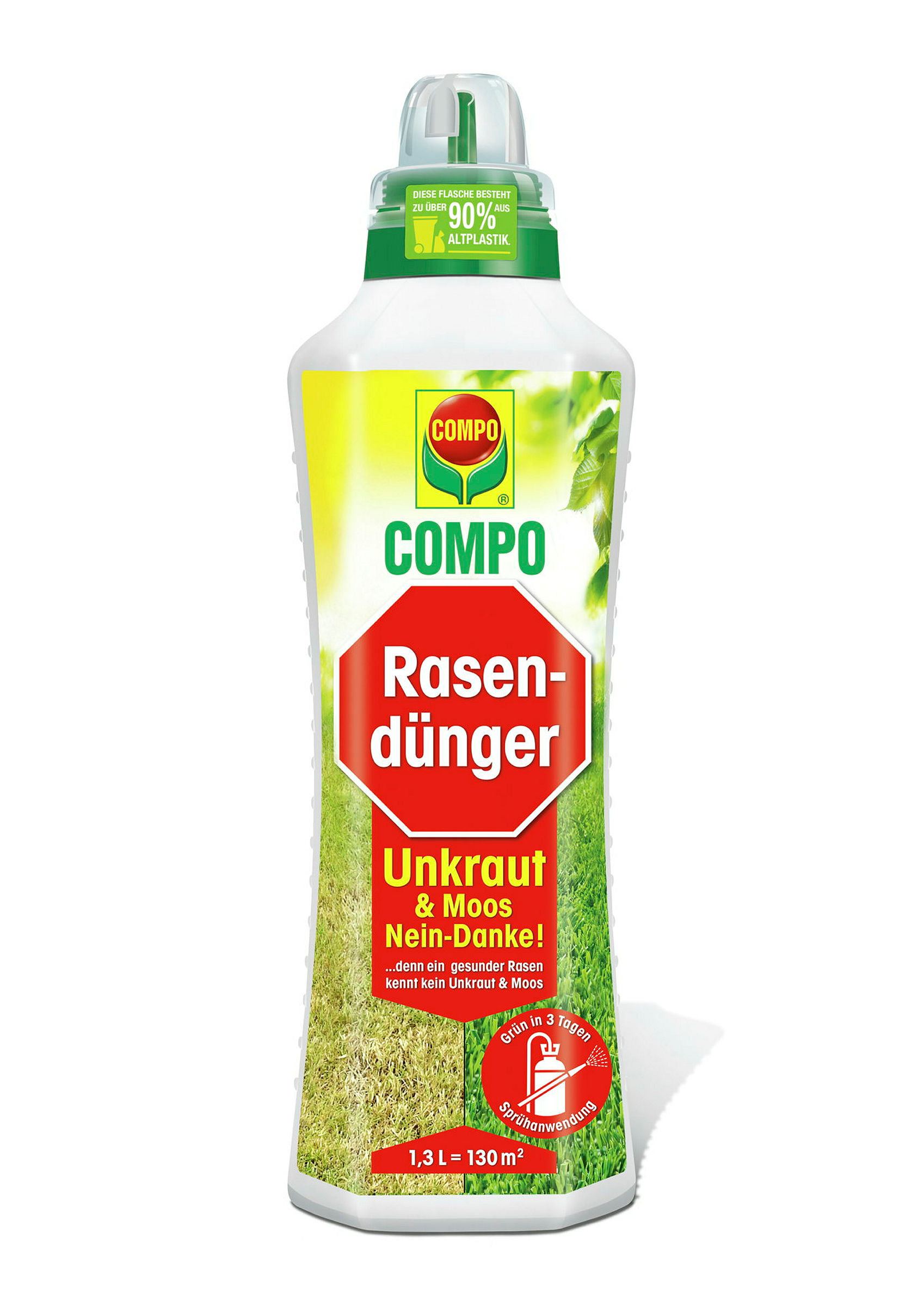 COMPO Rasendünger Unkraut &Moos Nein danke!, 1,3 L