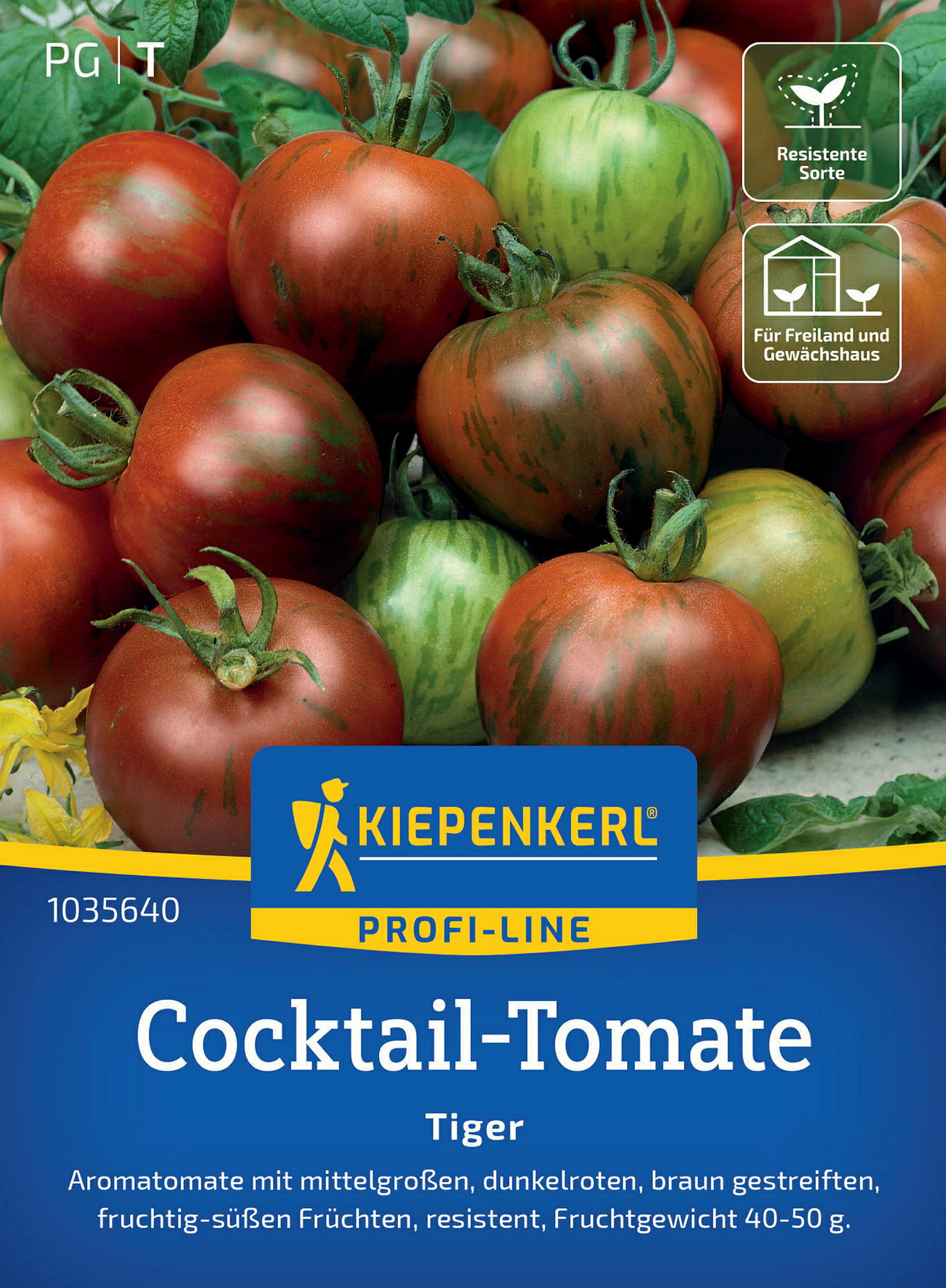 Kiepenkerl Cocktail-Tomate Tiger, F1