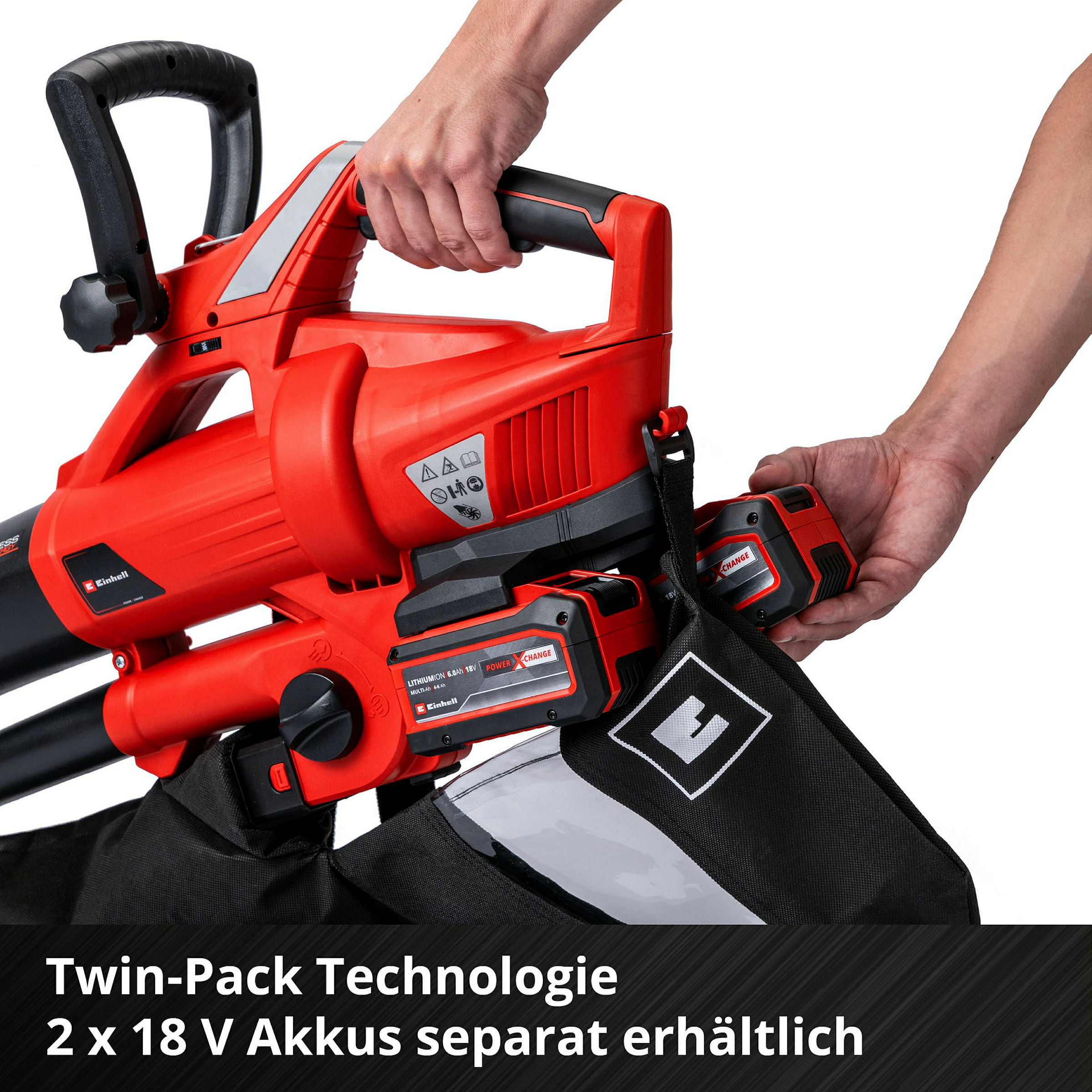 Einhell Expert GE-CL 36 Li E-Solo Akku-Laubsauger