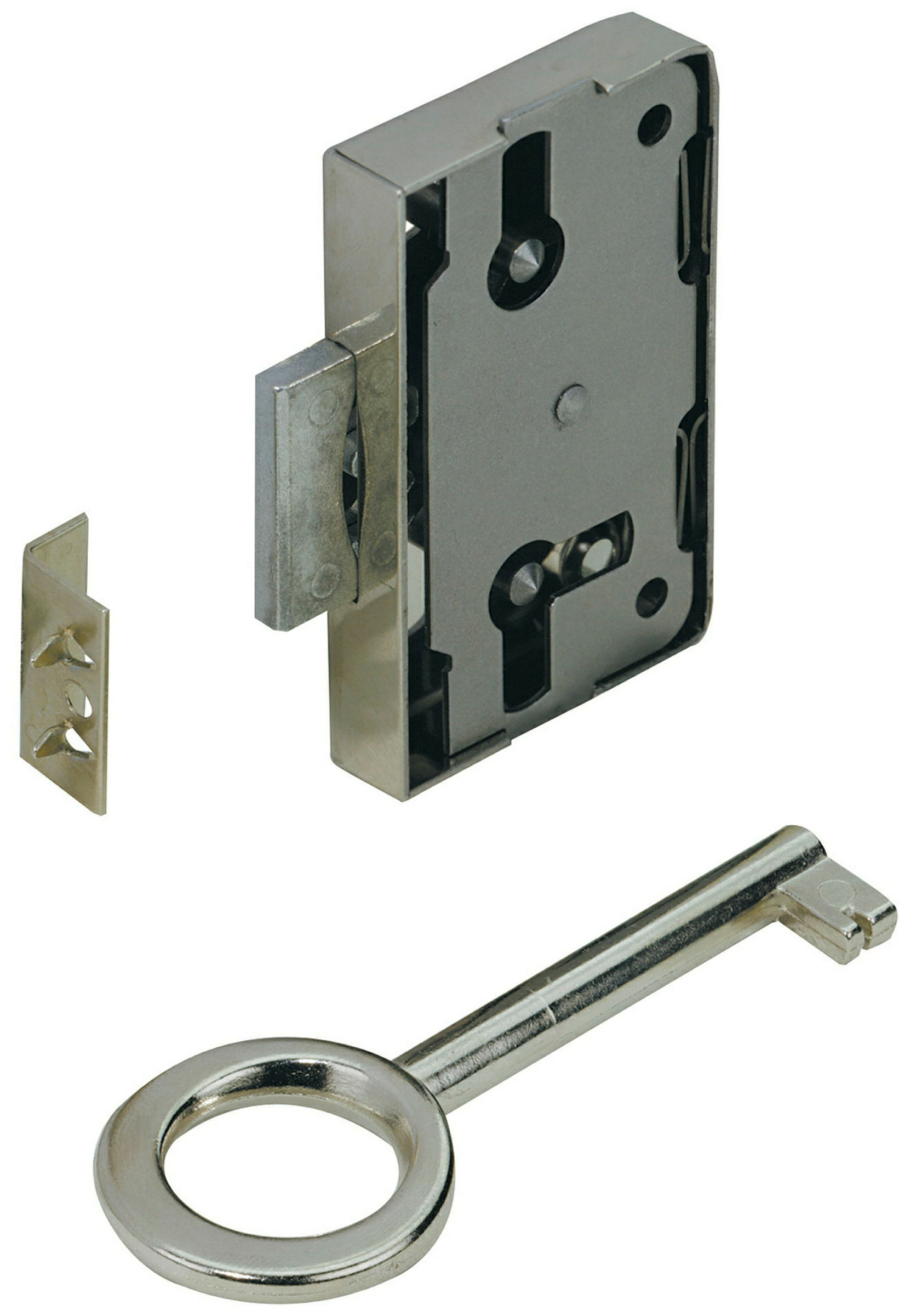 Zylinder-Klappenschloss, Zylinder Ø 18 mm, Flansch Ø 35 mm, Türstärke 13 -