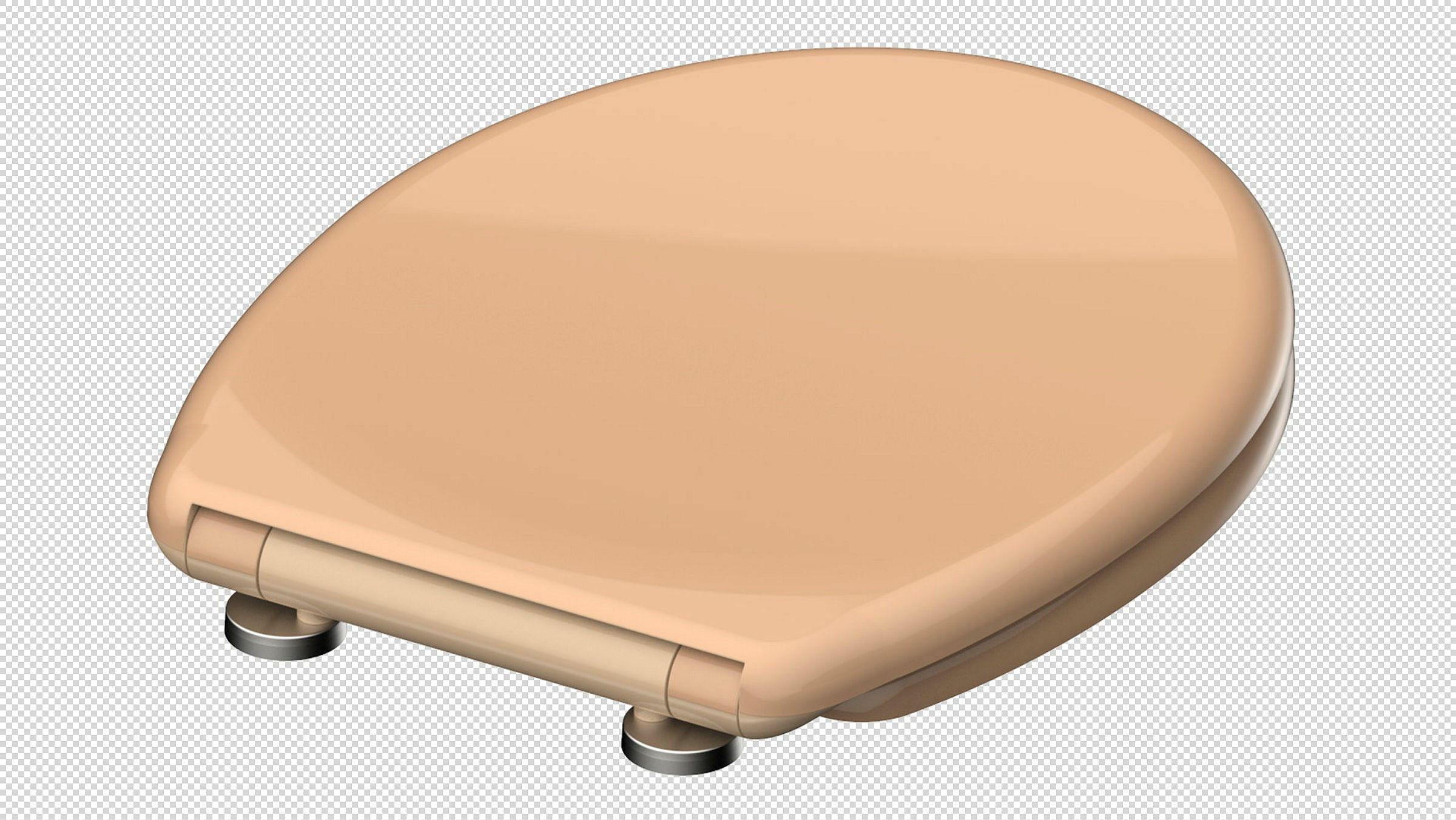 Duroplast WC-Sitz BEIGE, mit Absenkautomatik und Schnellverschluss