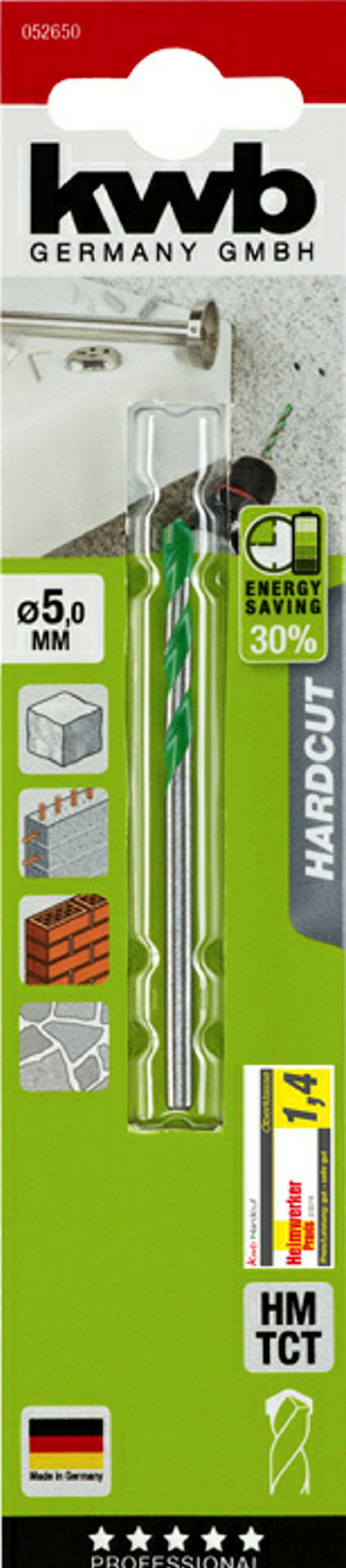 HARDCUT Granitbohrer, ø 5.0 mm