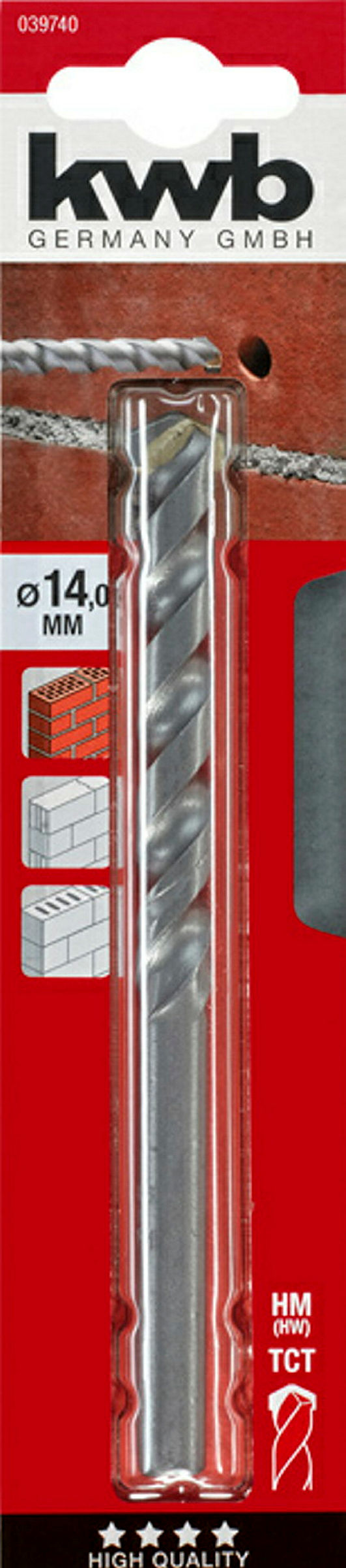 Steinbohrer, ø 14.0 mm